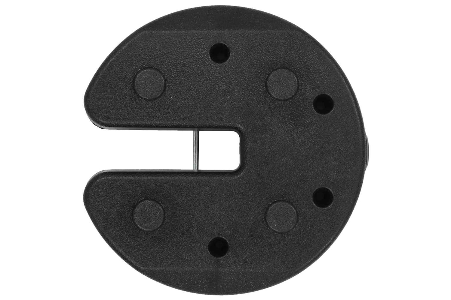 vidaXL 45210 Gazebo Weight Plates 4 Pcs Black 220x50mm Concrete-4