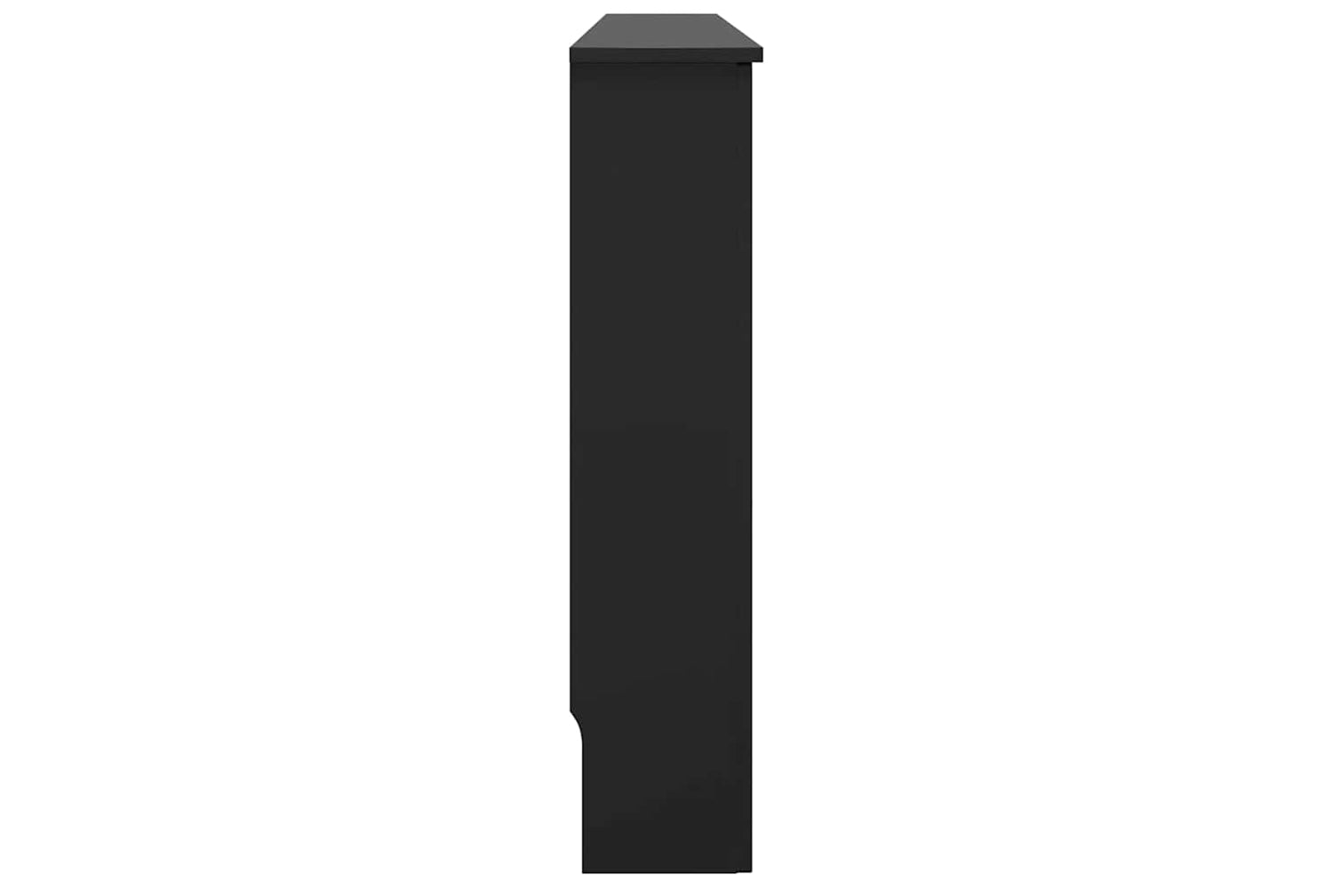 vidaXL Radiator Cover Black 112x19x81.5cm Mdf-4