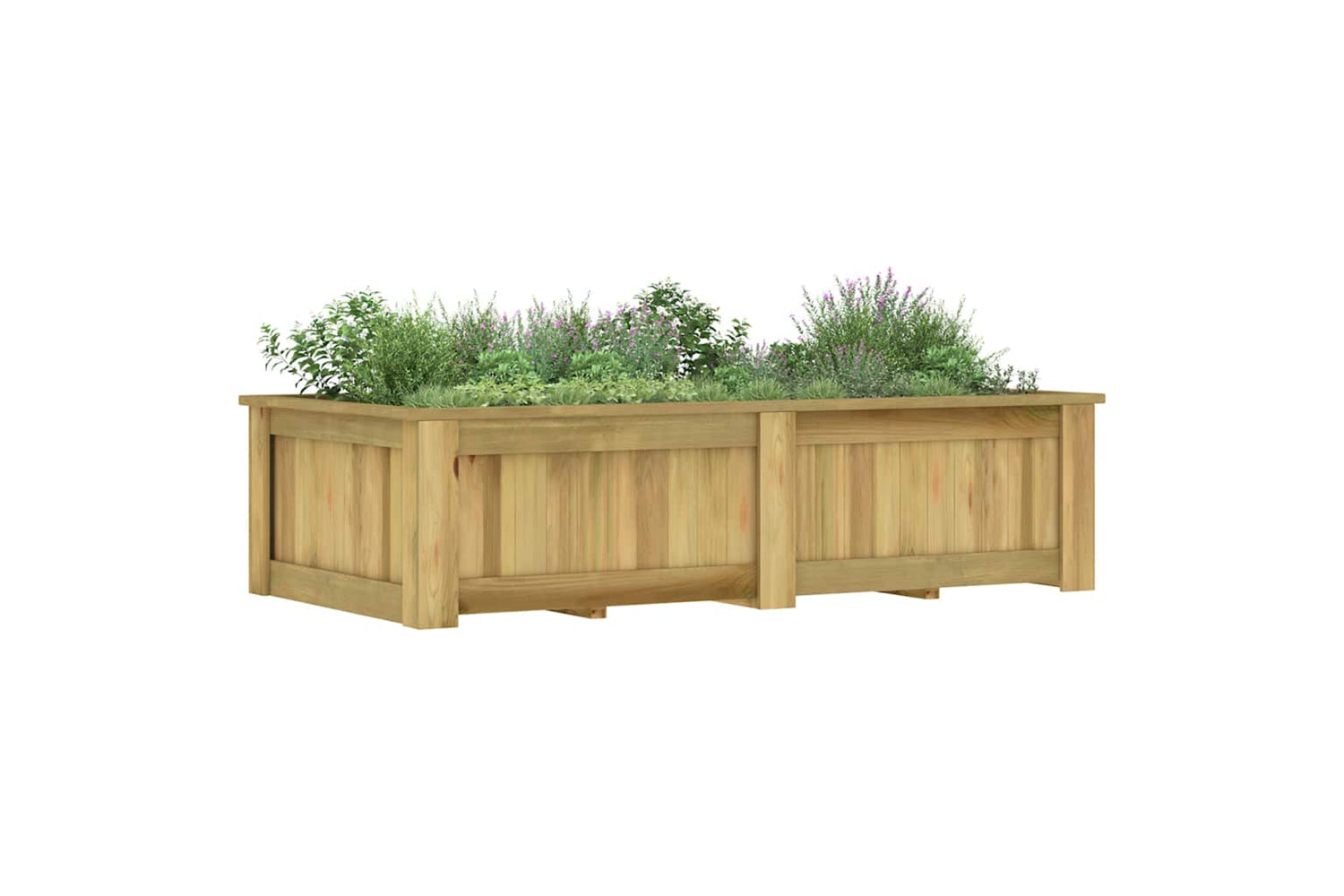 vidaXL 49097 Raised Bed 196x100x50cm Impregnated Pinewood-4