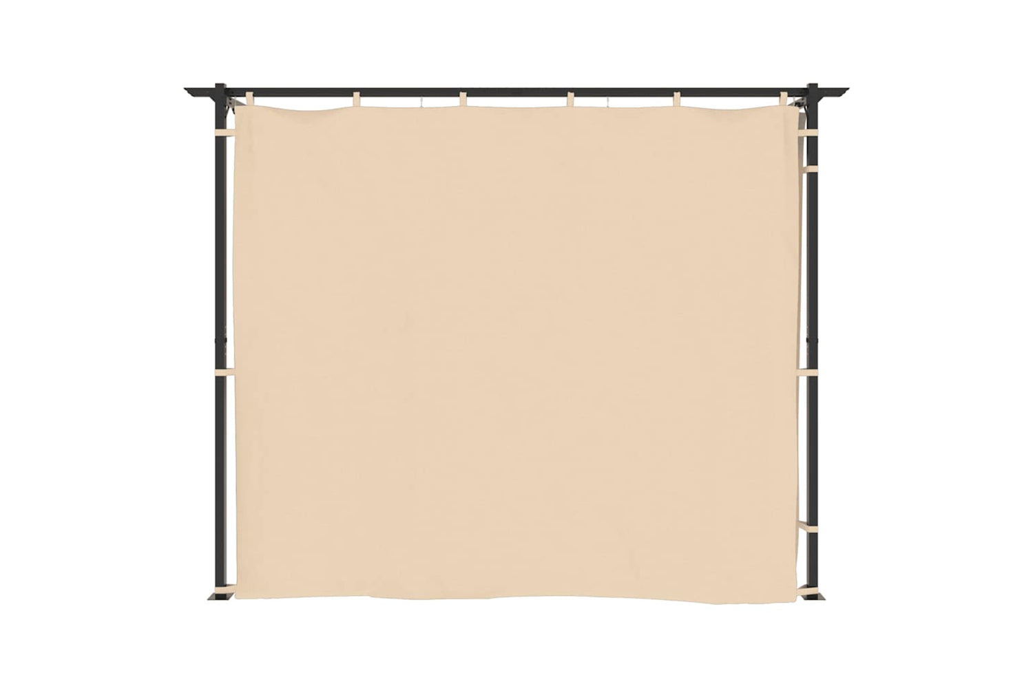 Vidaxl Gazebo With Curtains 3x6 M Cream Steel-4
