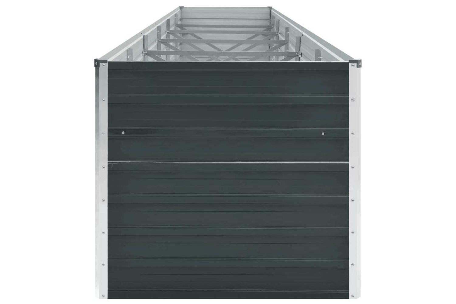 vidaXL 47071 Garden Raised Bed Galvanised Steel 480x80x77cm Anthracite-5