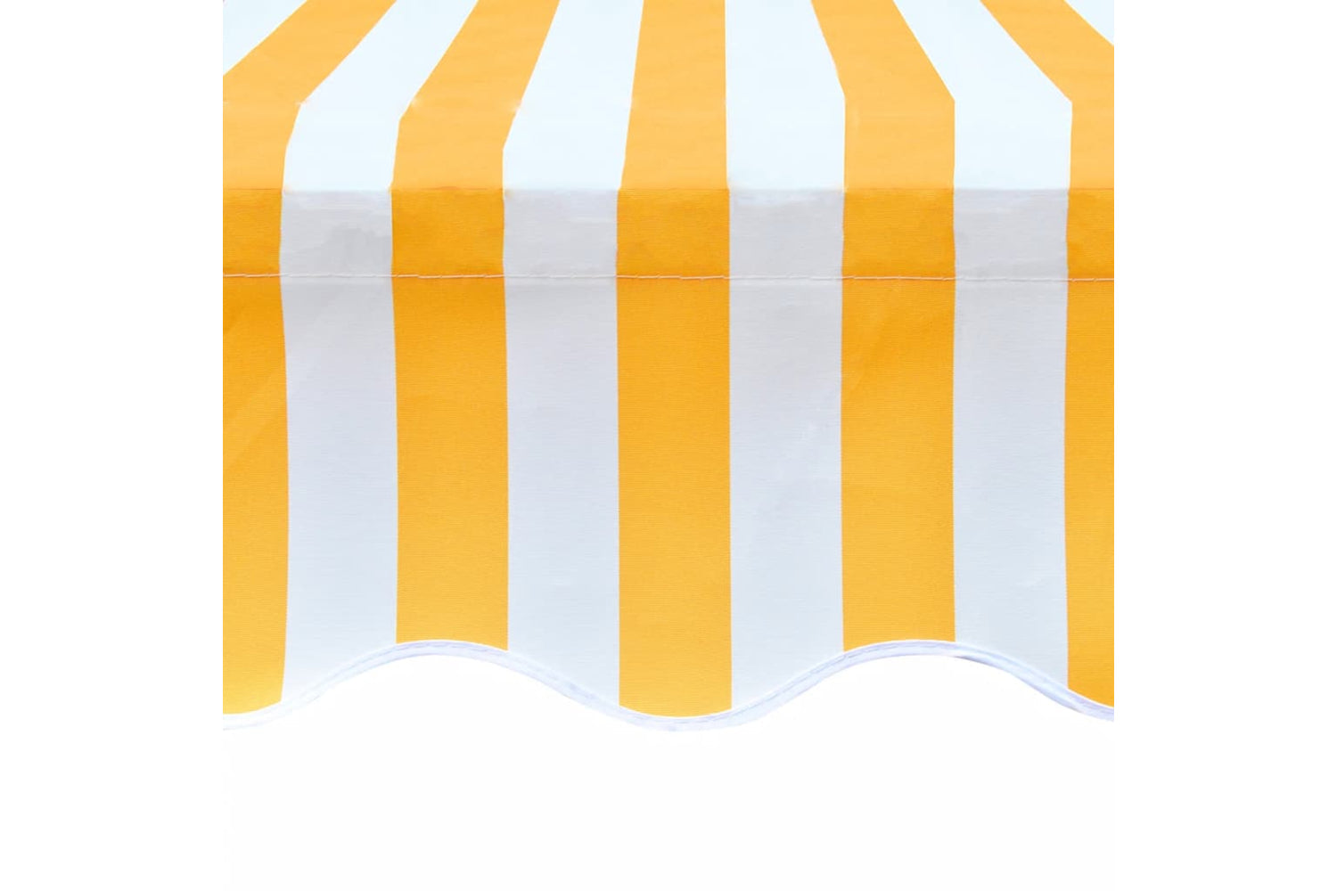 vidaXL 141016 Awning Top Sunshade Canvas Sunflower Yellow & White 3x2.5m-4