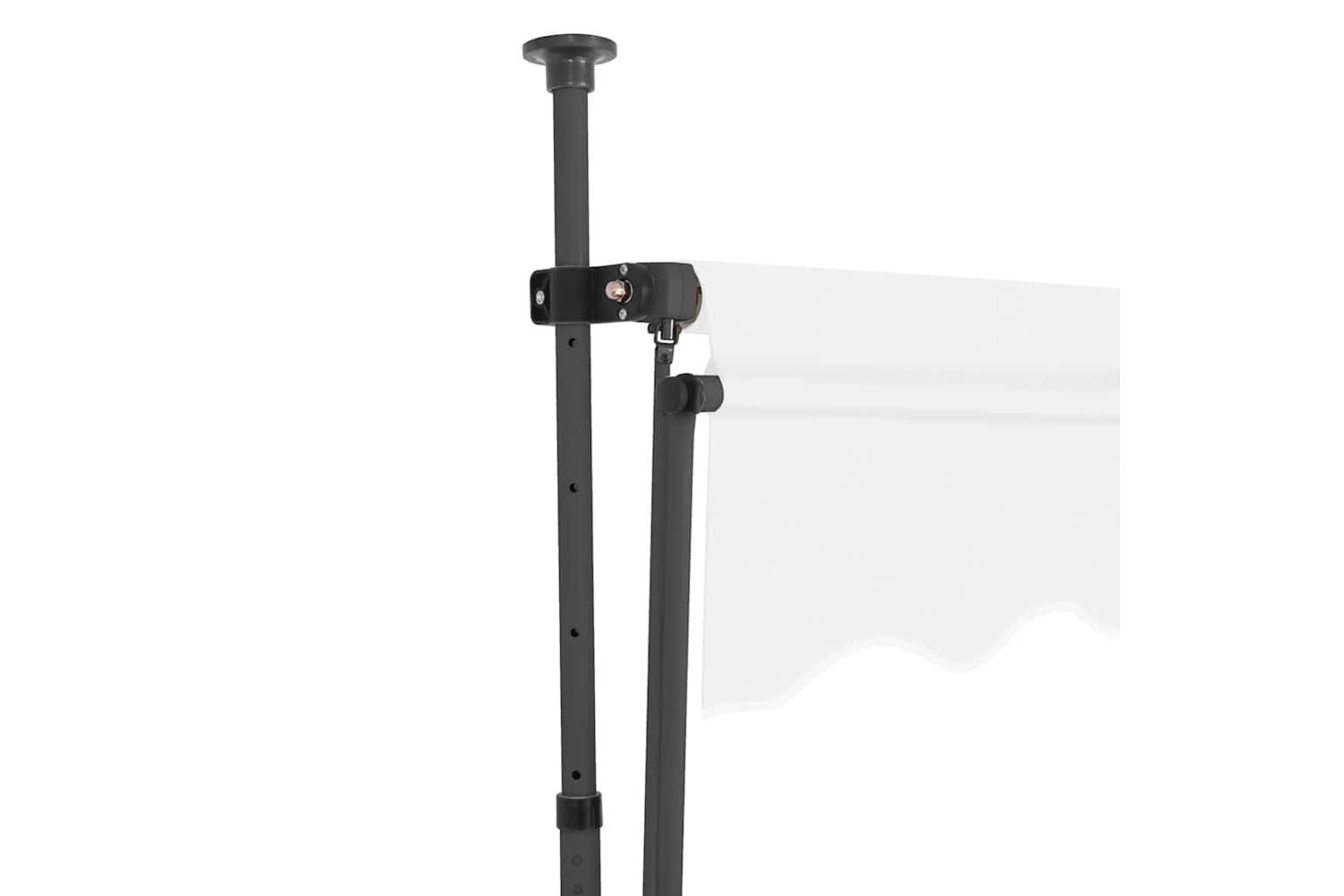 vidaXL 145869 Manual Retractable Awning With Led 100cm Cream-4