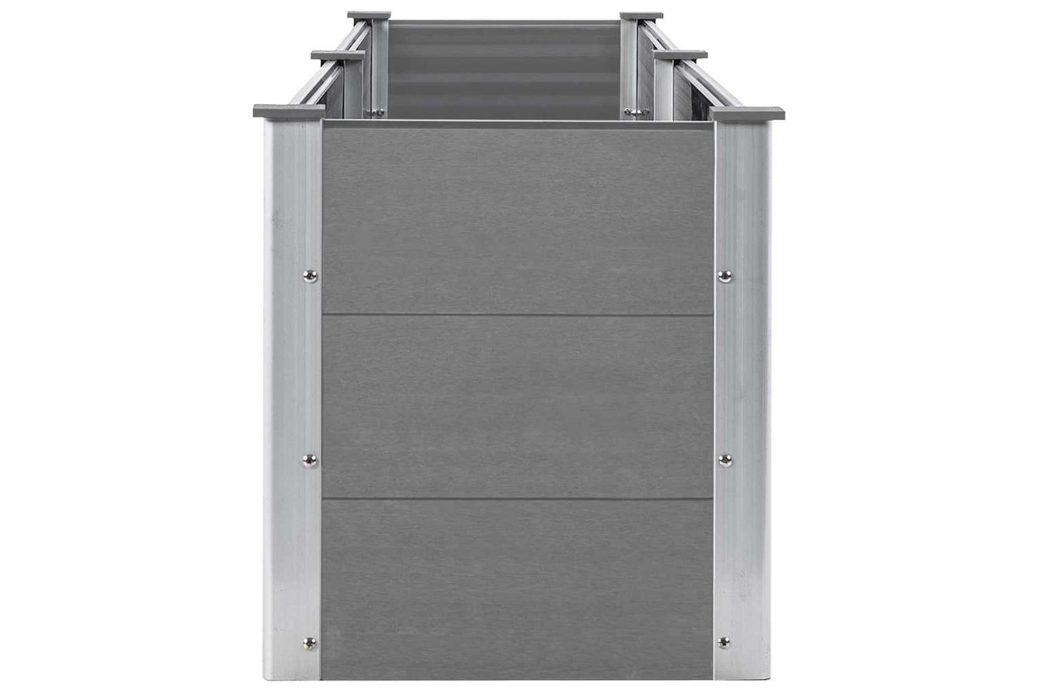 vidaXL 49057 Garden Raised Bed 250x50x54cm Wpc Grey-4