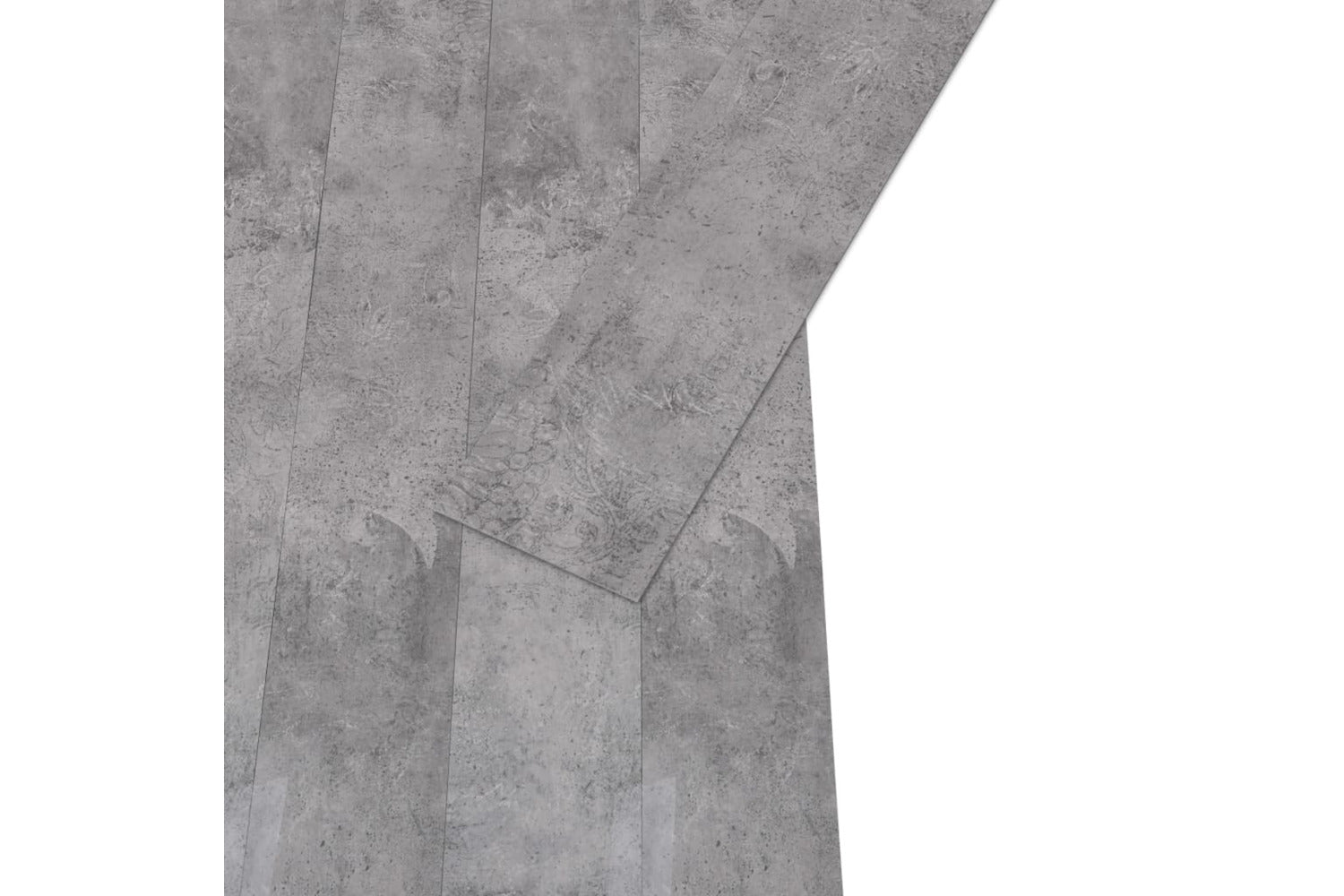 Vidaxl Pvc Flooring Planks 4.46 MÂ² 3 Mm Self-adhesive Cement Brown-3