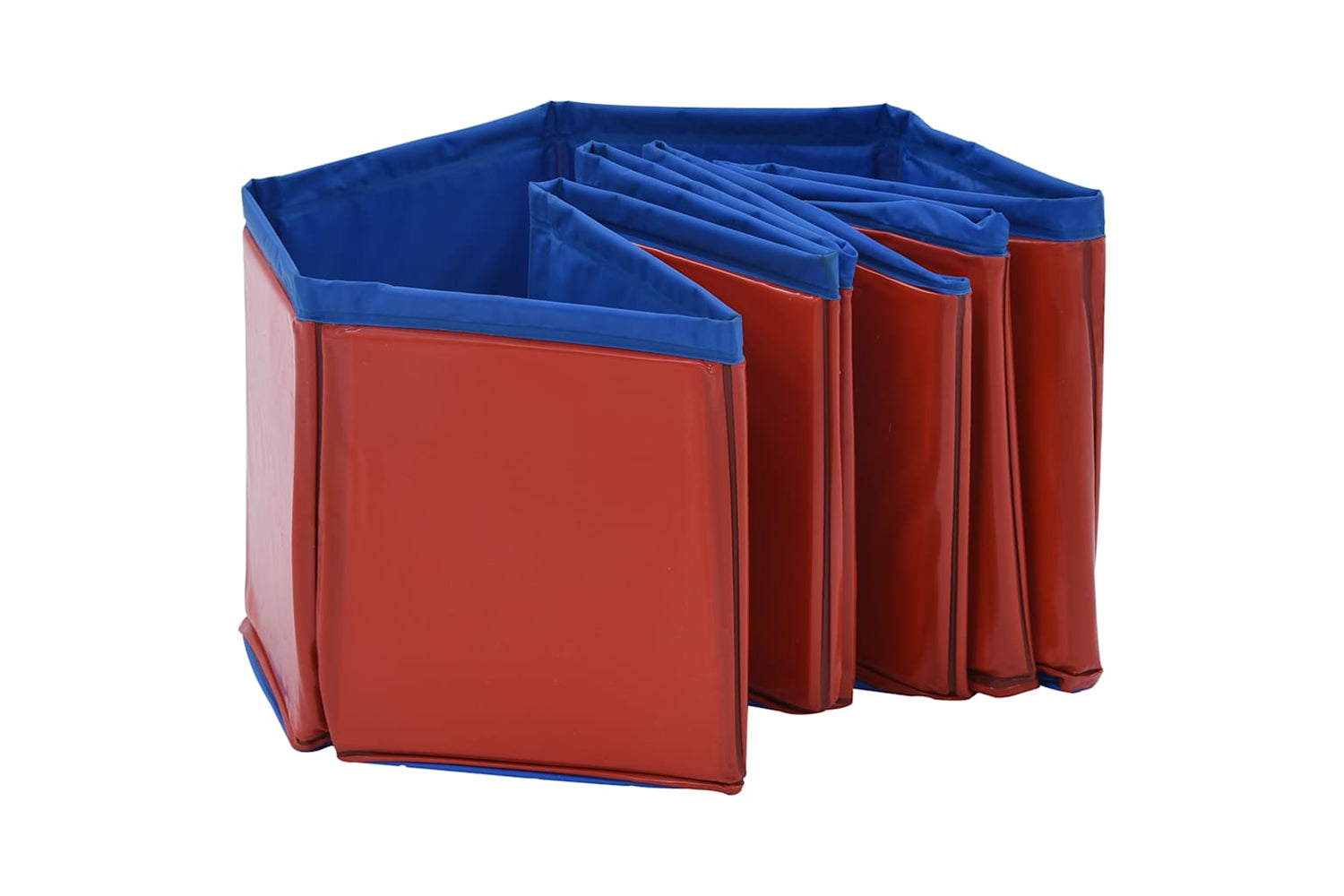 vidaXL 170822 Foldable Dog Swimming Pool Red 80x20cm Pvc-4
