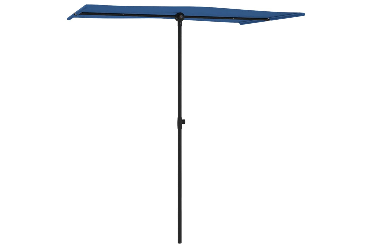 vidaXL 47335 Outdoor Parasol With Aluminium Pole 180x110cm Azure Blue-2