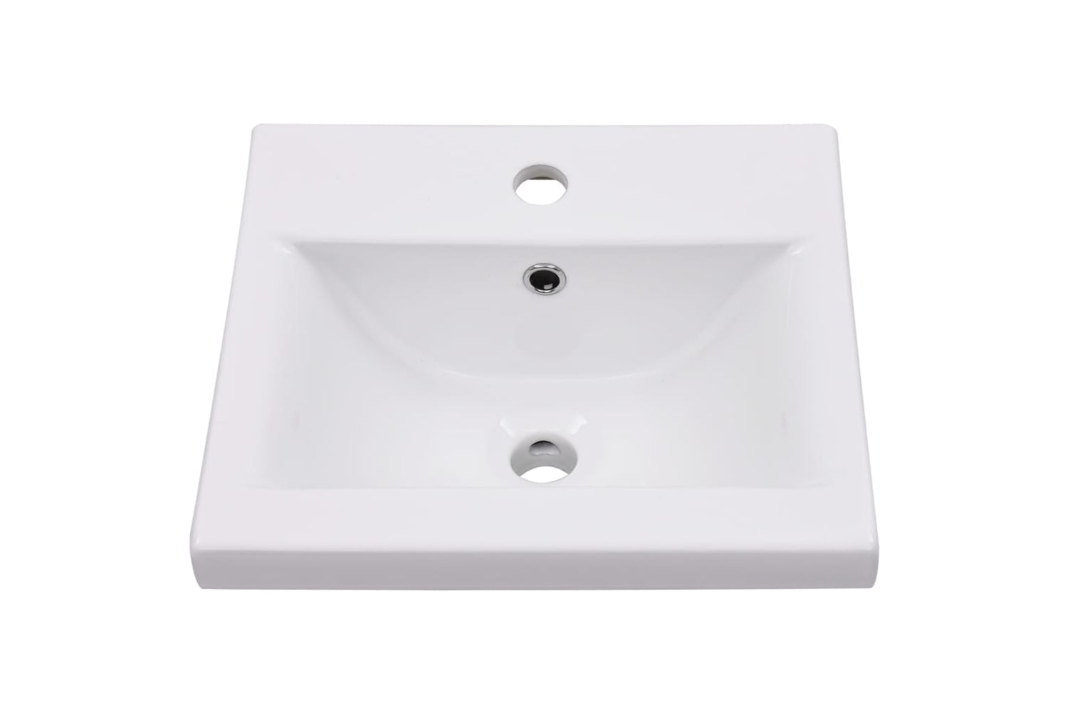 vidaXL 145060 Built-in Basin 42x39x18cm Ceramic White-2