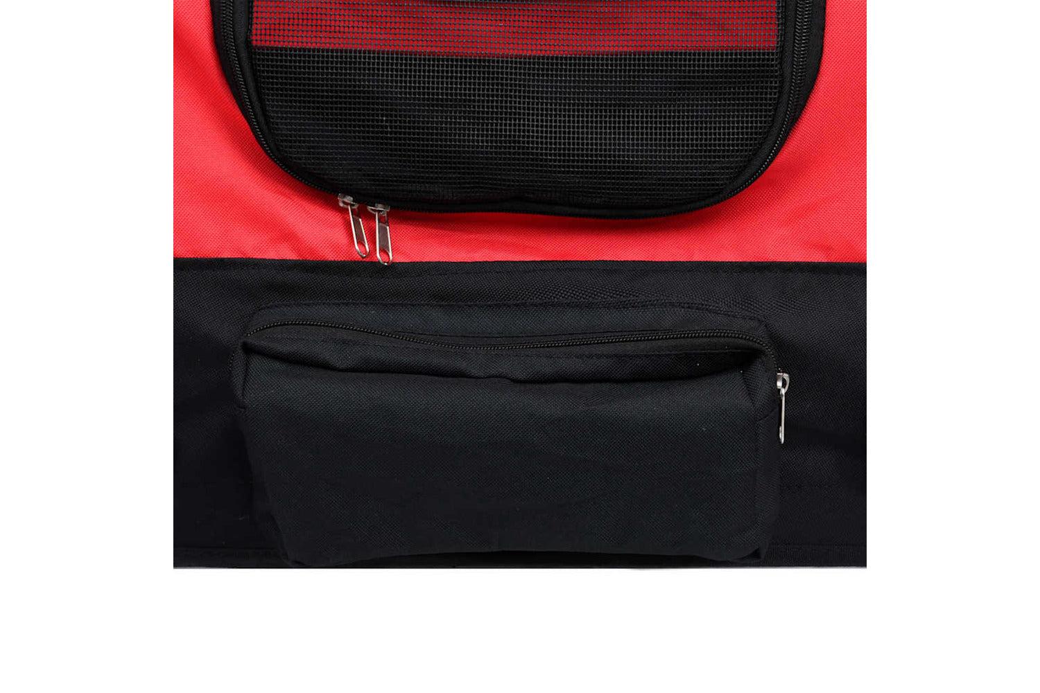 Vidaxl 2-in-1 Pet Bike Trailer & Jogging Stroller Red And Black-7
