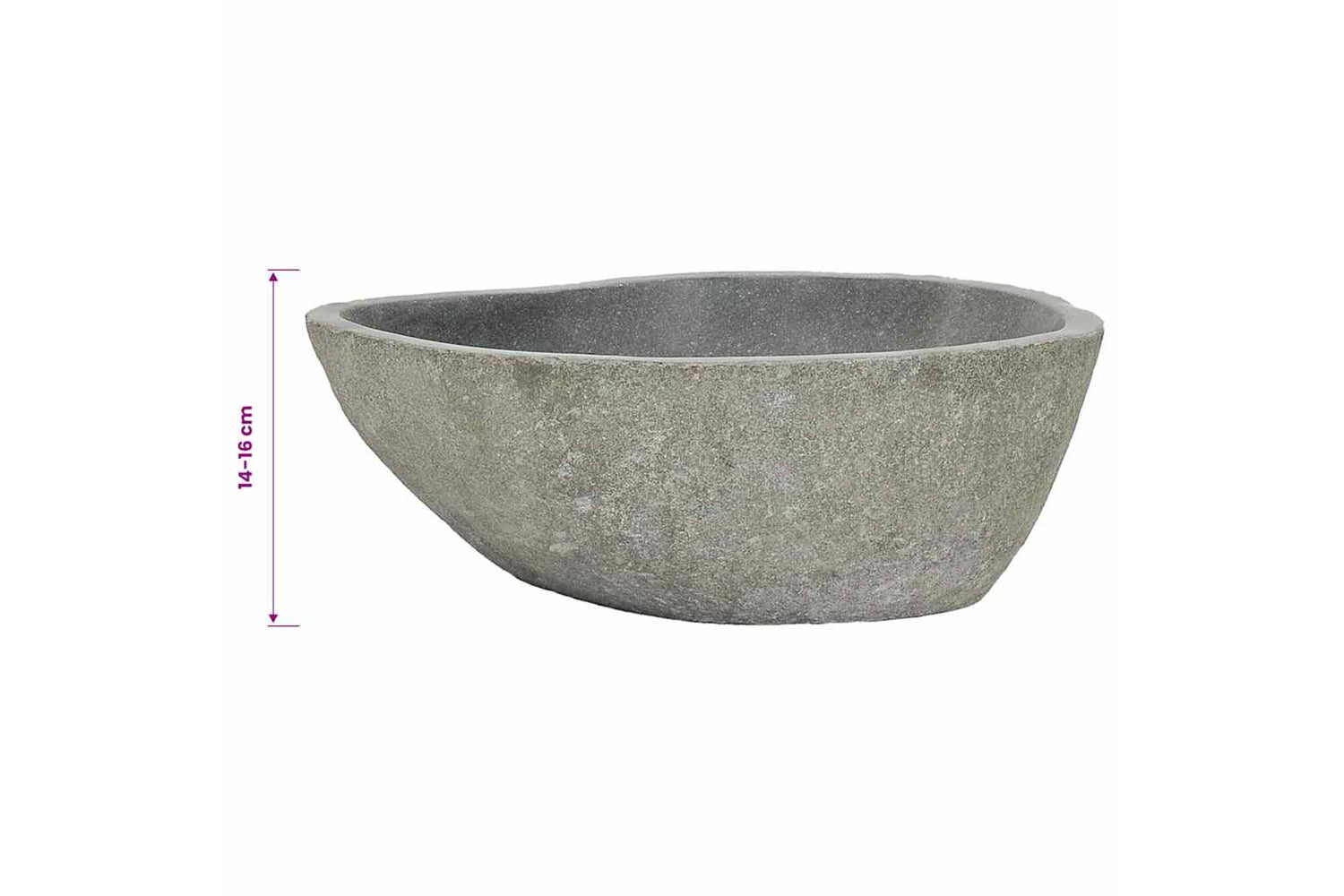 Vidaxl Basin River Stone Oval (37-46)x(29-36) Cm-7