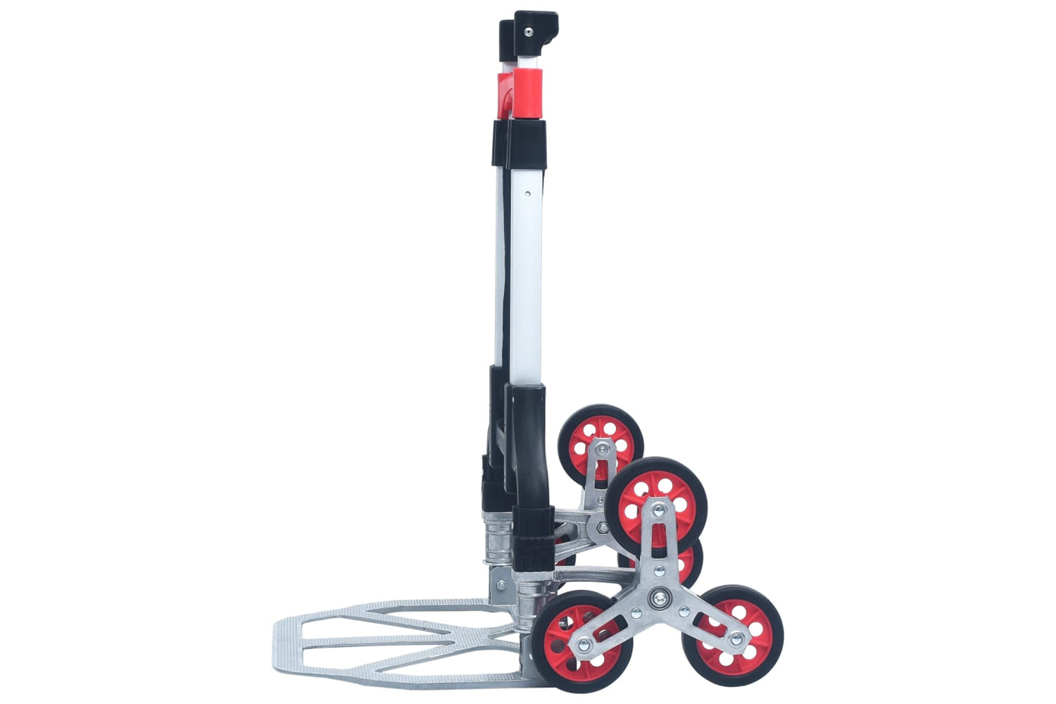 Vidaxl 146445 Foldable Stair Transport Trolley 70 Kg Aluminium Sliver-4