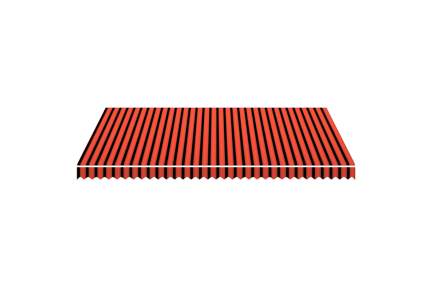 vidaXL 145725 Awning Top Sunshade Canvas Orange And Brown 450x300cm-2