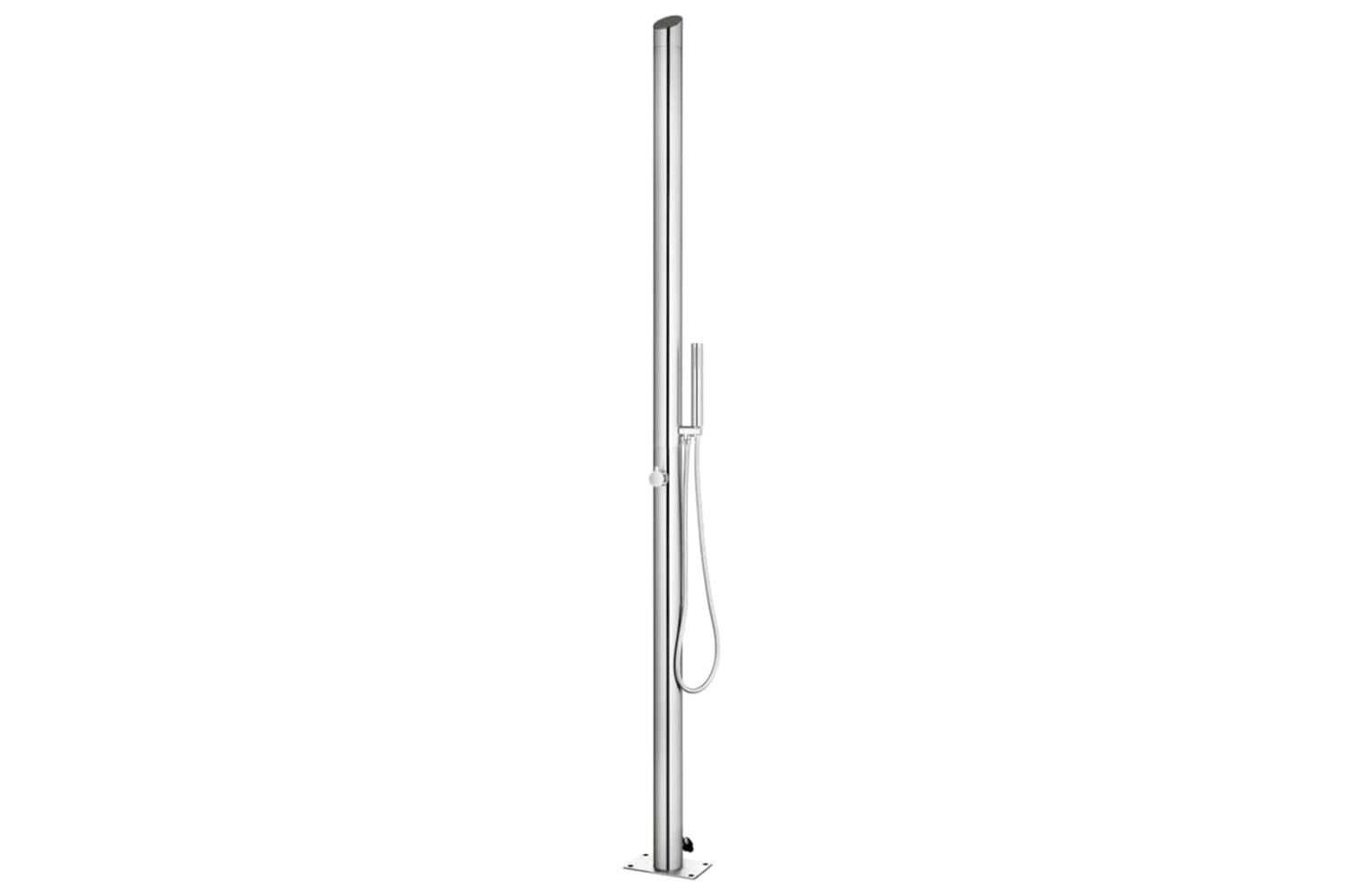 vidaXL 315942 Garden Shower 220cm Stainless Steel-2