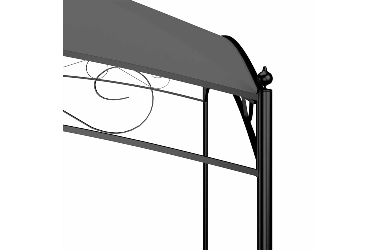 Vidaxl 313911 Gazebo 3x4x2.65 M Anthracite 180 G/mâ²-4