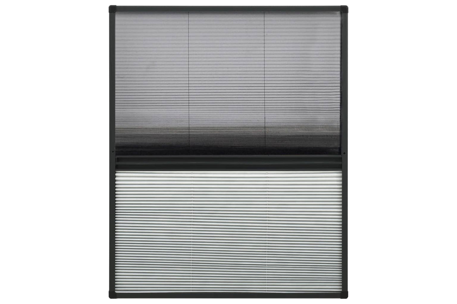 Vidaxl 148683 Plisse Insect Screen For Windows Aluminium 80x100cm With Shade-2