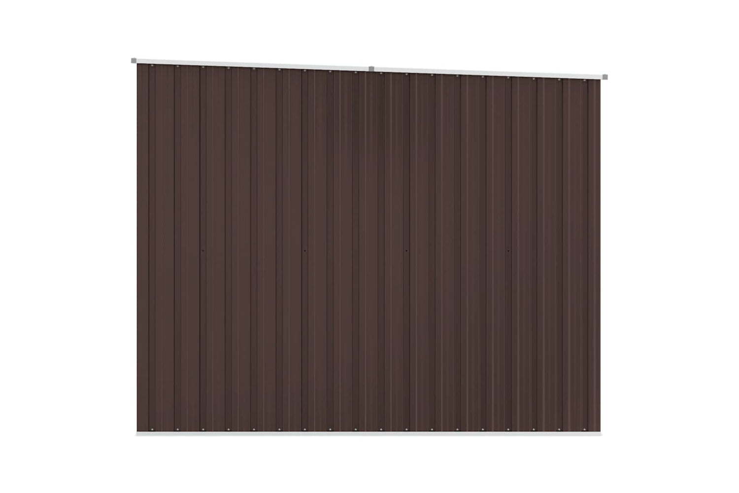 vidaXL 46256 Garden Shed Brown 195x198x159cm Galvanised Steel-6