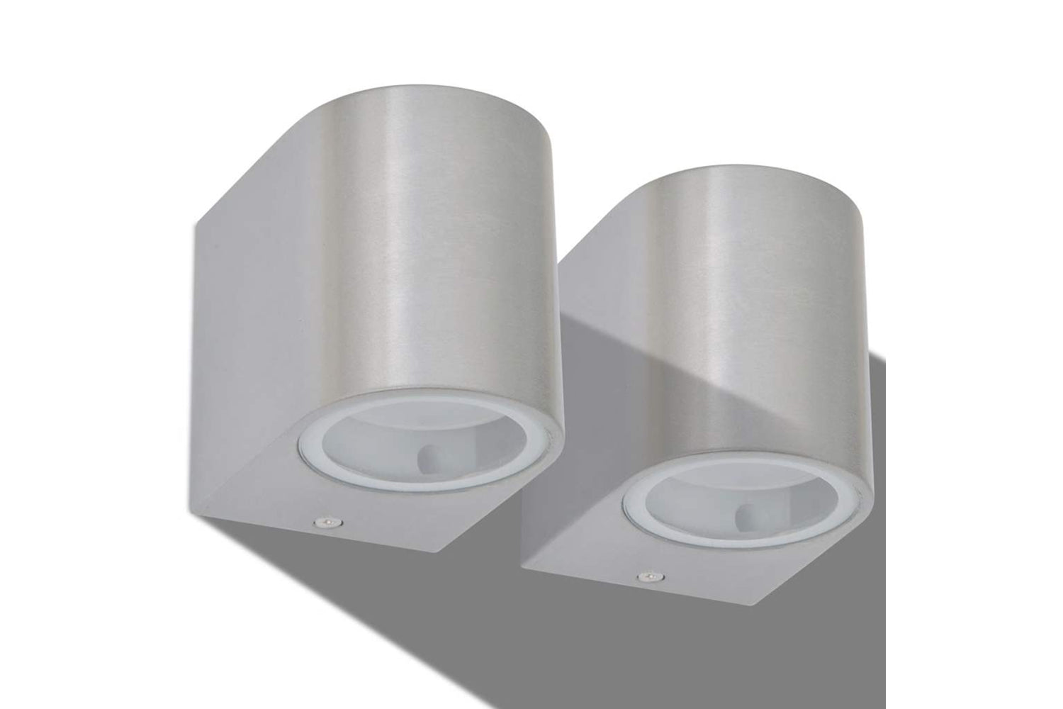 Vidaxl 42410 Outdoor Led Wall Lights 2 Pcs Round Downwards-2