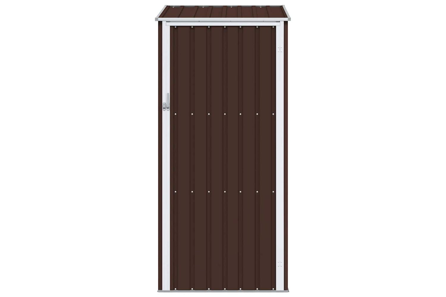 vidaXL 46292 Garden Shed Brown 87x98x159cm Galvanised Steel-4