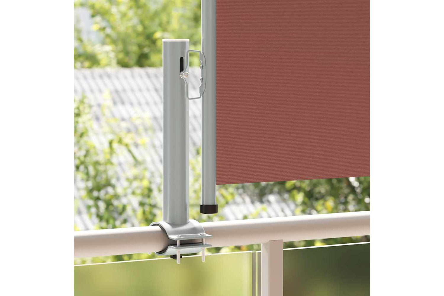 vidaXL 48355 Patio Retractable Side Awning 60x300cm Brown-2