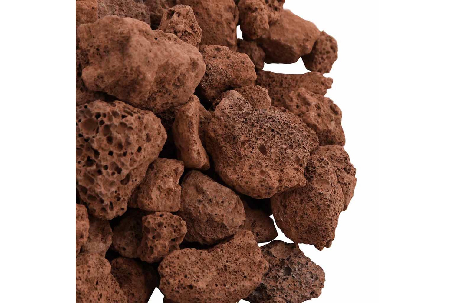 vidaXL 155312 Volcanic Rocks 25 Kg Red 1-2cm-4