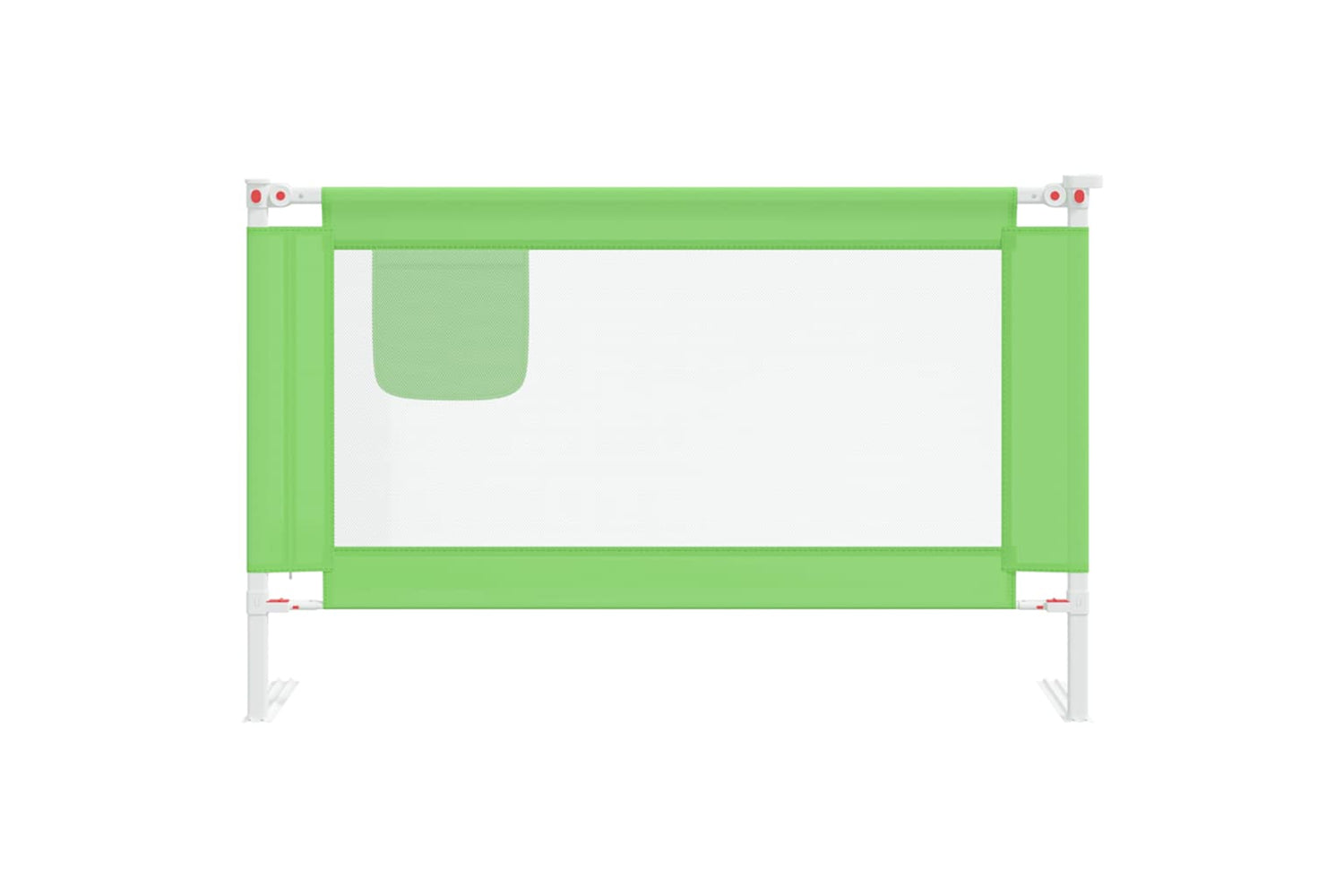 Vidaxl Toddler Safety Bed Rail Green 120x25 Cm Fabric-2