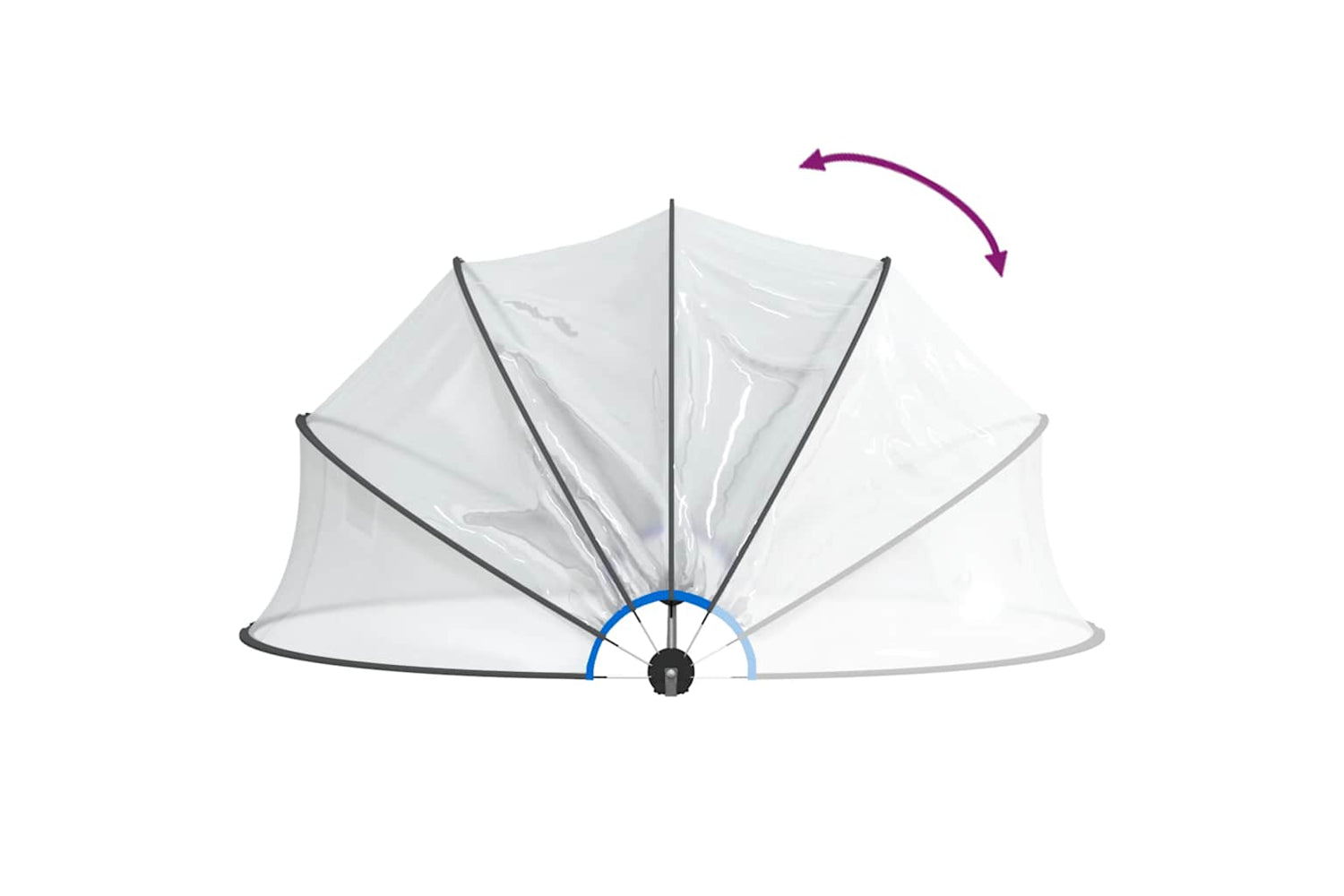 vidaXL 92797 Pool Dome 500x250cm-5