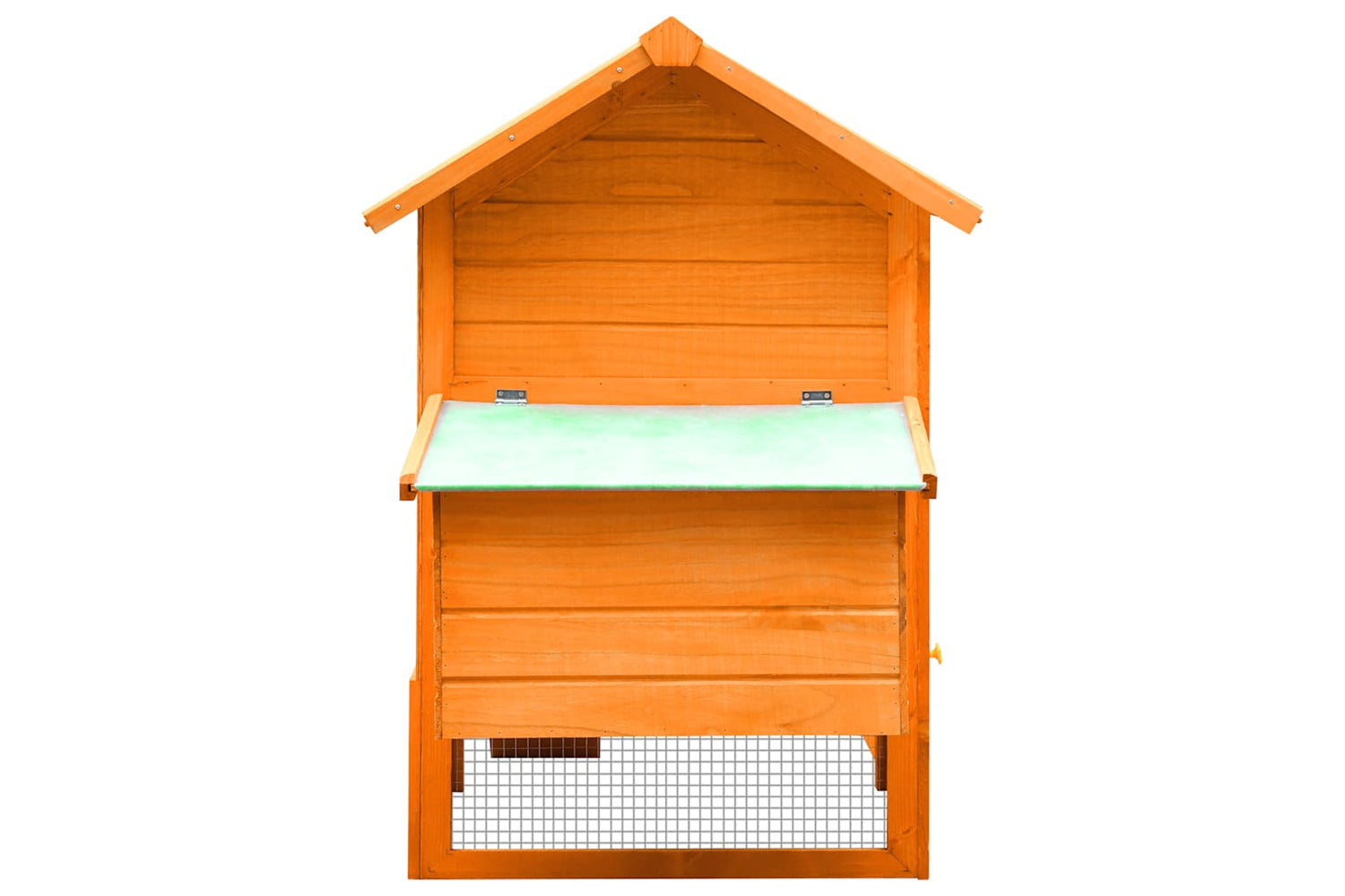 vidaXL 170644 Chicken Cage Solid Pine & Fir Wood 170x81x110cm-4