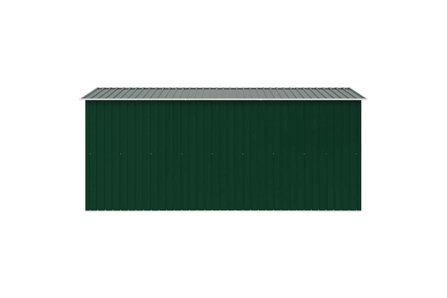 vidaXL 143344 Garden Shed 257x392x181cm Metal Green-6