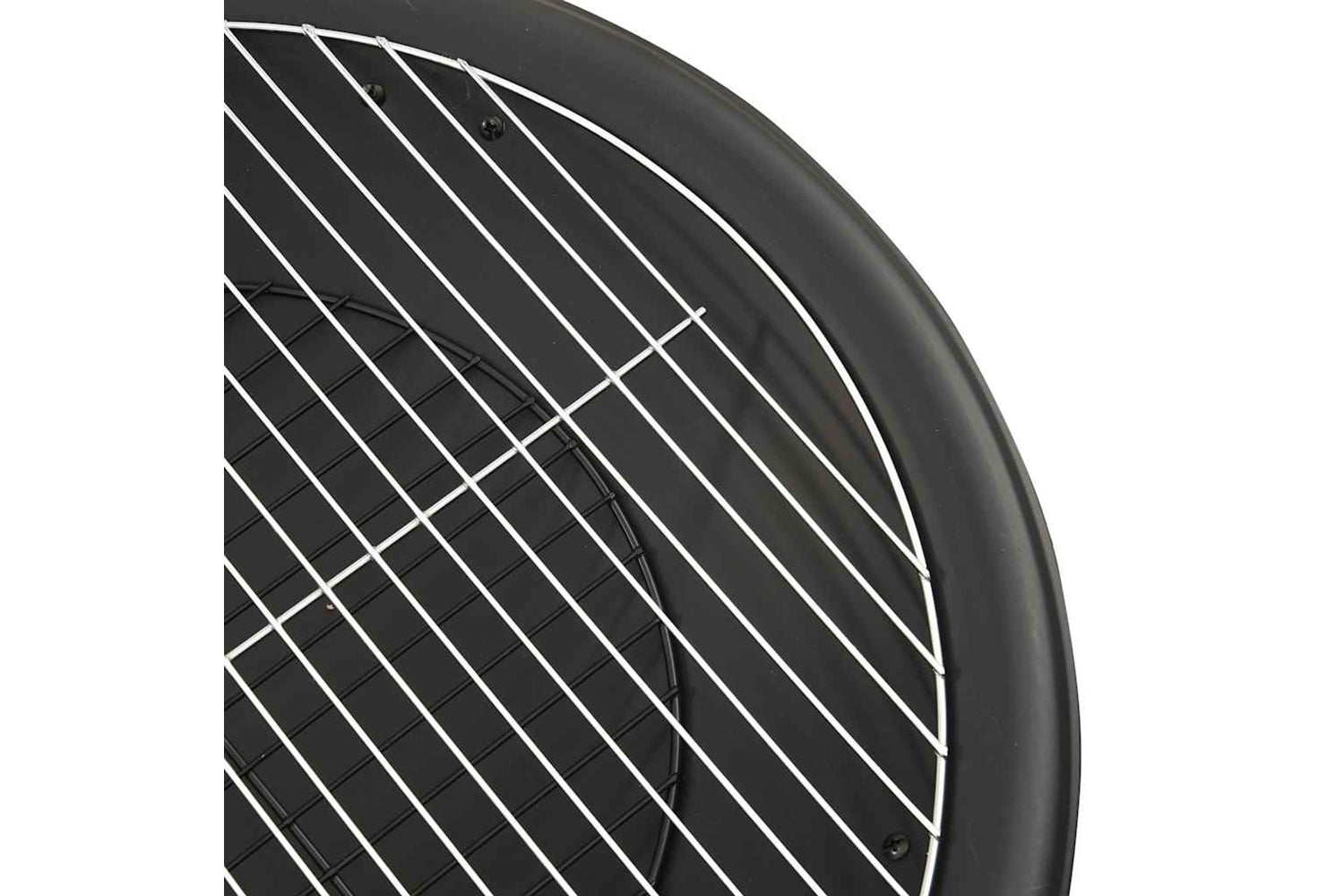 Vidaxl 2-in-1 Fire Pit And Bbq With Poker 56x56x49 Cm Steel-6