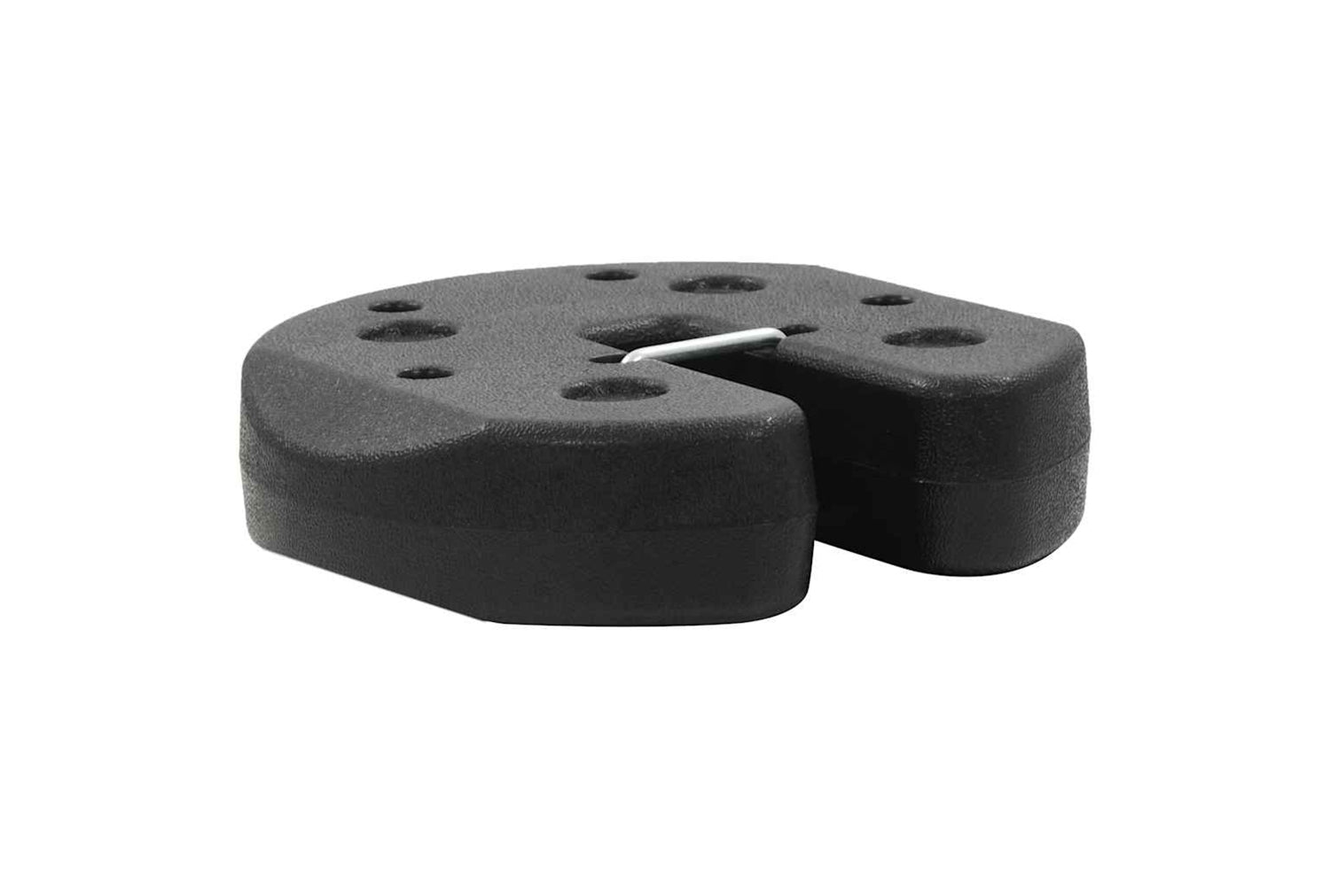 vidaXL 45210 Gazebo Weight Plates 4 Pcs Black 220x50mm Concrete-3