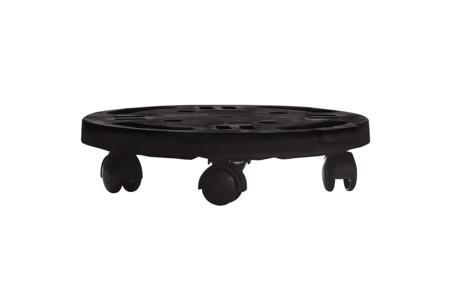 Vidaxl Plant Trolleys With Wheels 3 Pcs Diameter 30 Cm Black 170 Kg-2