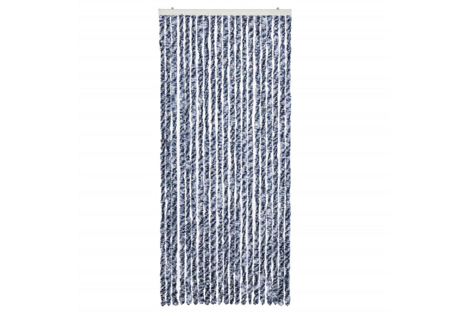 vidaXL Insect Curtain Blue And White 90x200cm Chenille-2