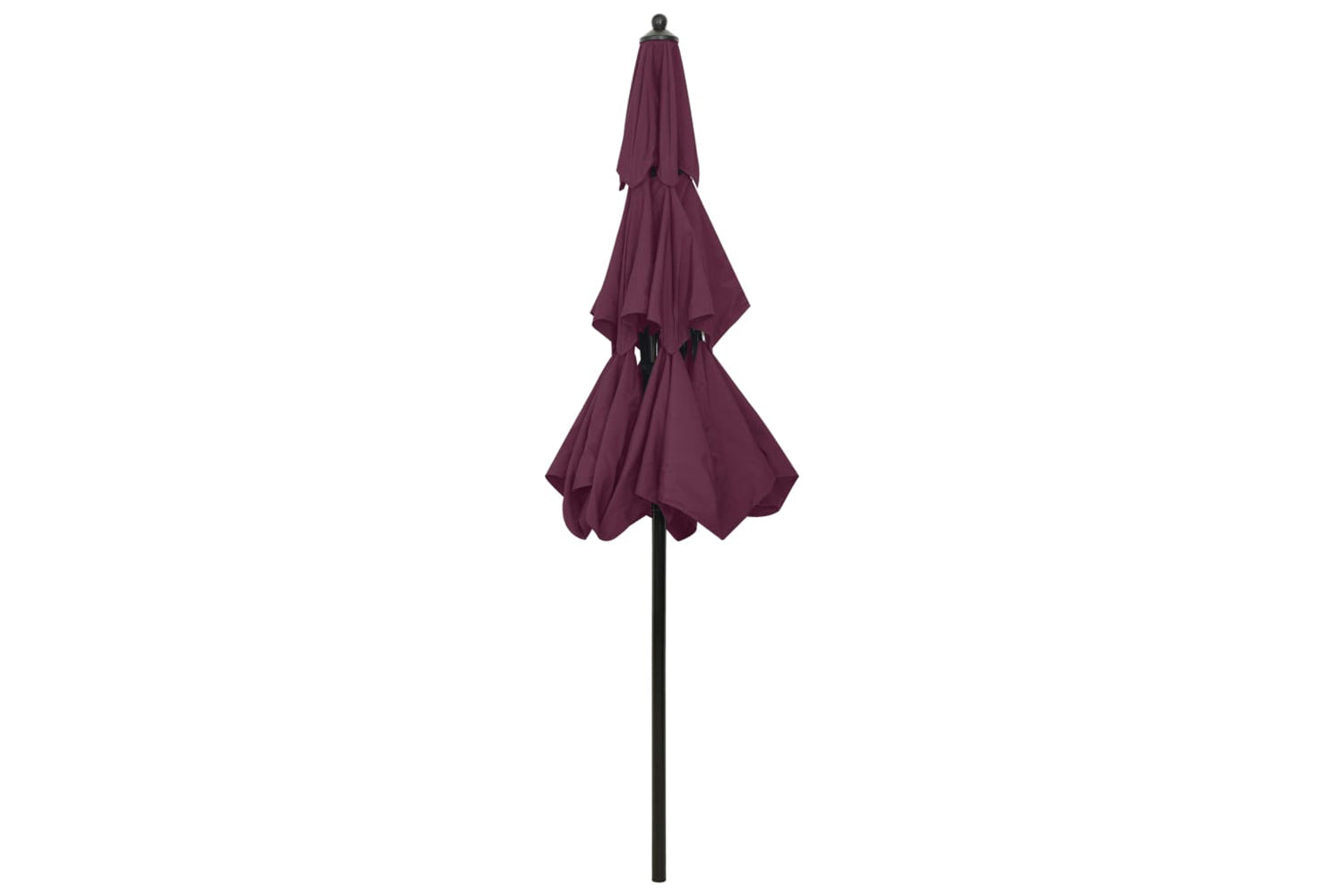 Vidaxl 313864 3-tier Parasol With Aluminium Pole Bordeaux Red 2.5 M-4
