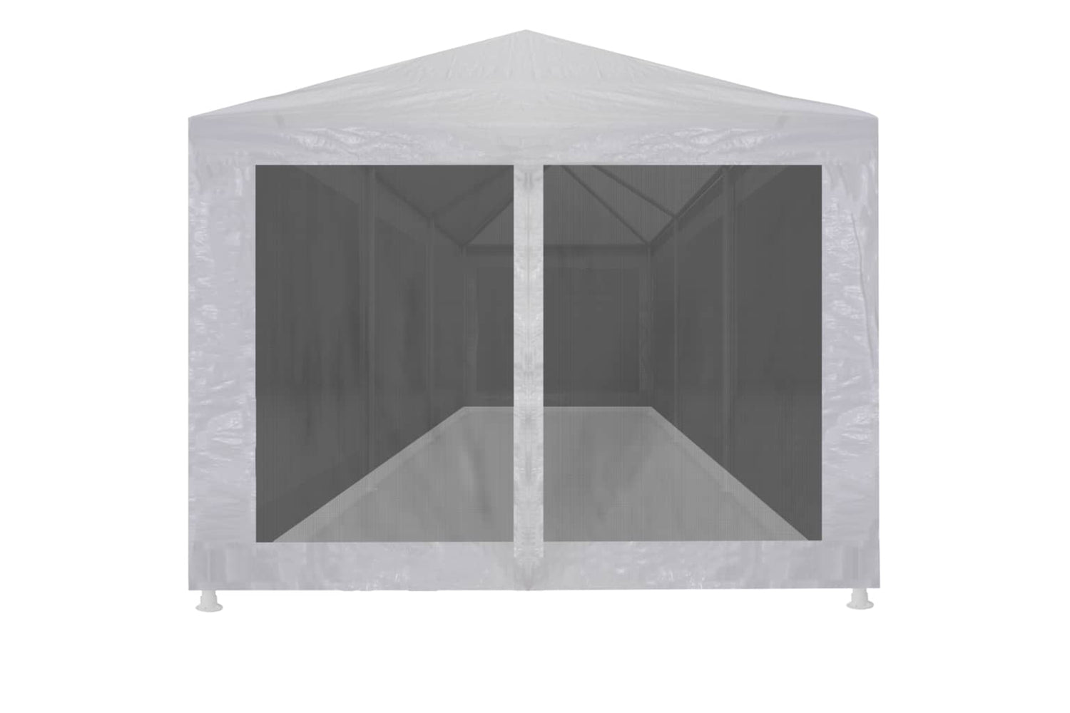 Vidaxl 45111 Party Tent With 8 Mesh Sidewalls 9x3 M-2