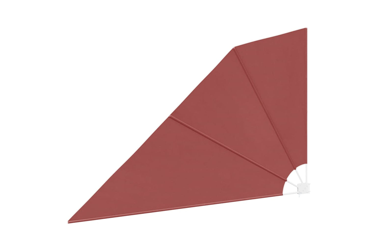 vidaXL 41580 Collapsible Balcony Side Awning Terracotta 160x240cm-3