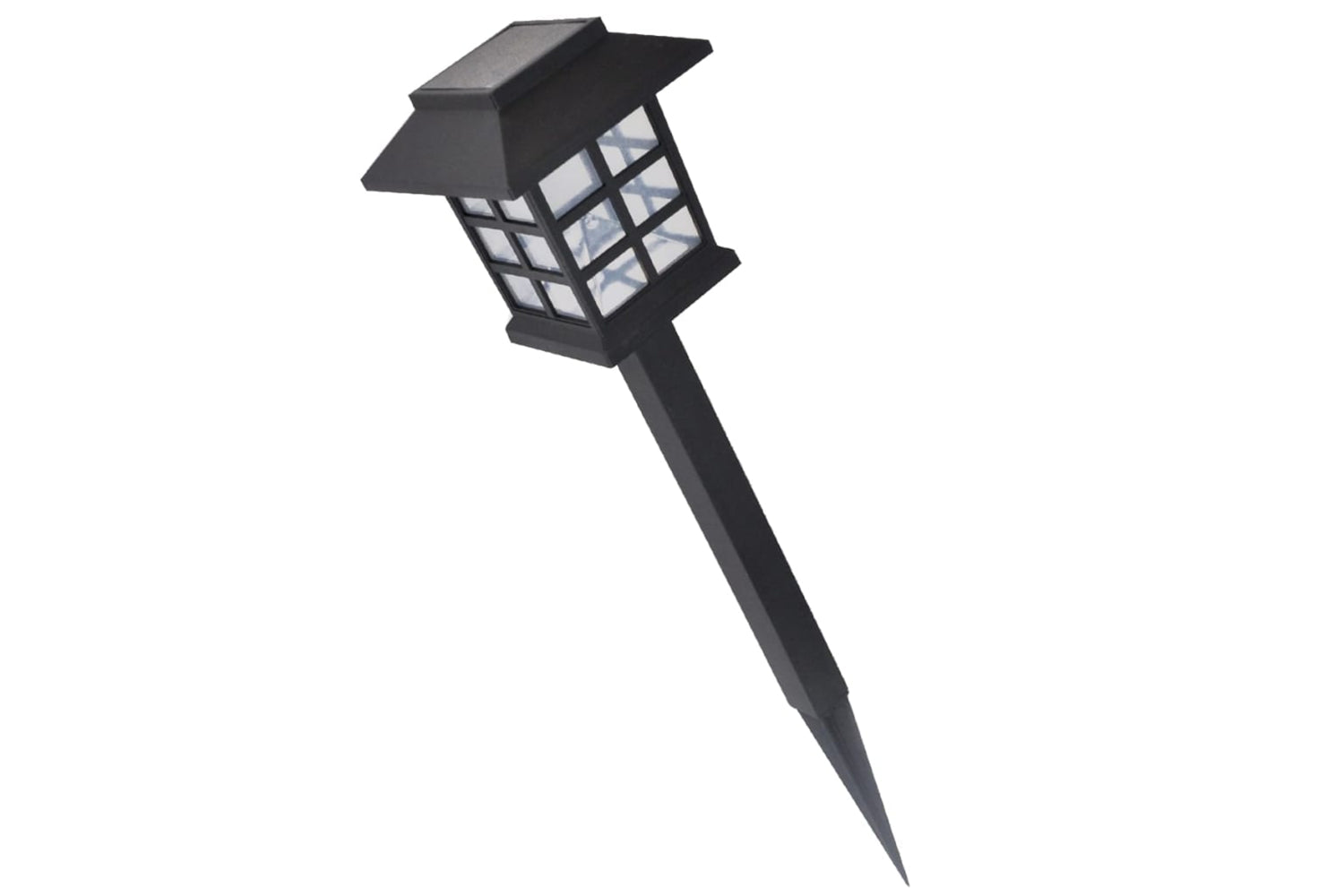 vidaXL 41161 Outdoor Solar Lamp Led Light 12 Pcs Spike 8.6 X 8.6 X 38cm-3