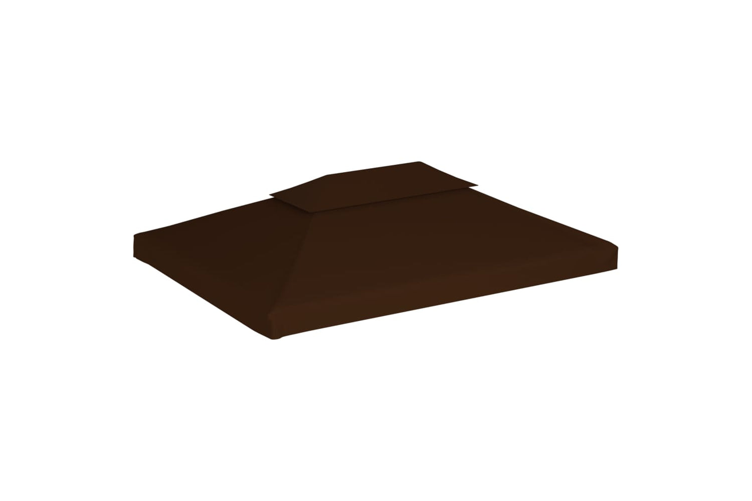 Vidaxl 2-tier Gazebo Top Cover 310 G/m2 4x3 M Brown-2