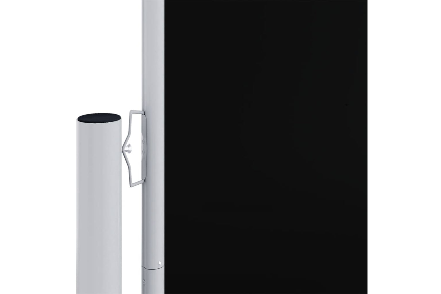 vidaXL 318078 Retractable Side Awning Black 200x1200cm-2