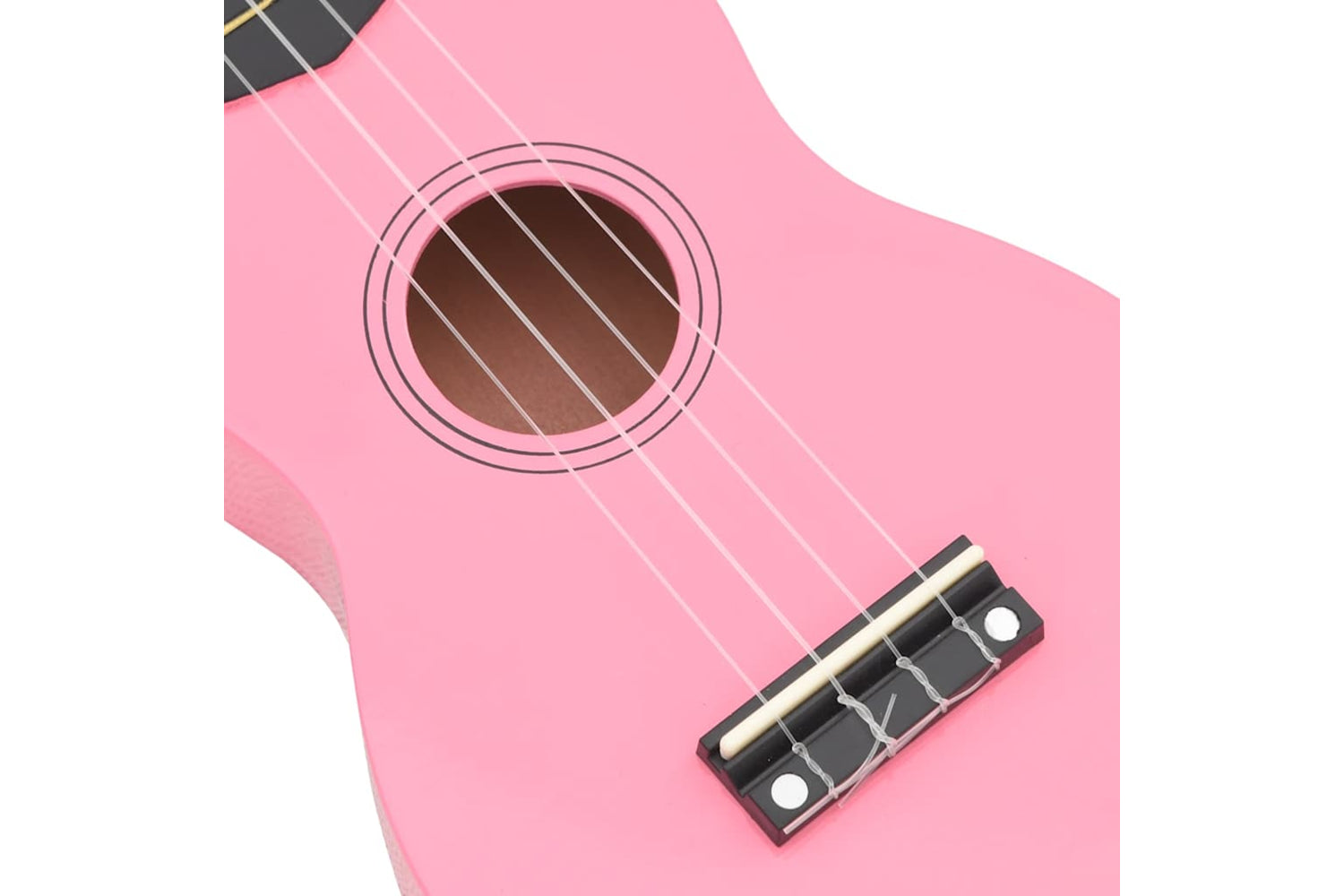 vidaXL 70153 Soprano Ukulele Set With Bag For Kids Pink 23"-8