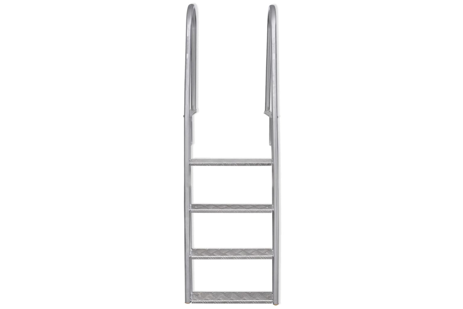 vidaXL 91197 4-step Dock/pool Ladder Aluminium 167cm-2