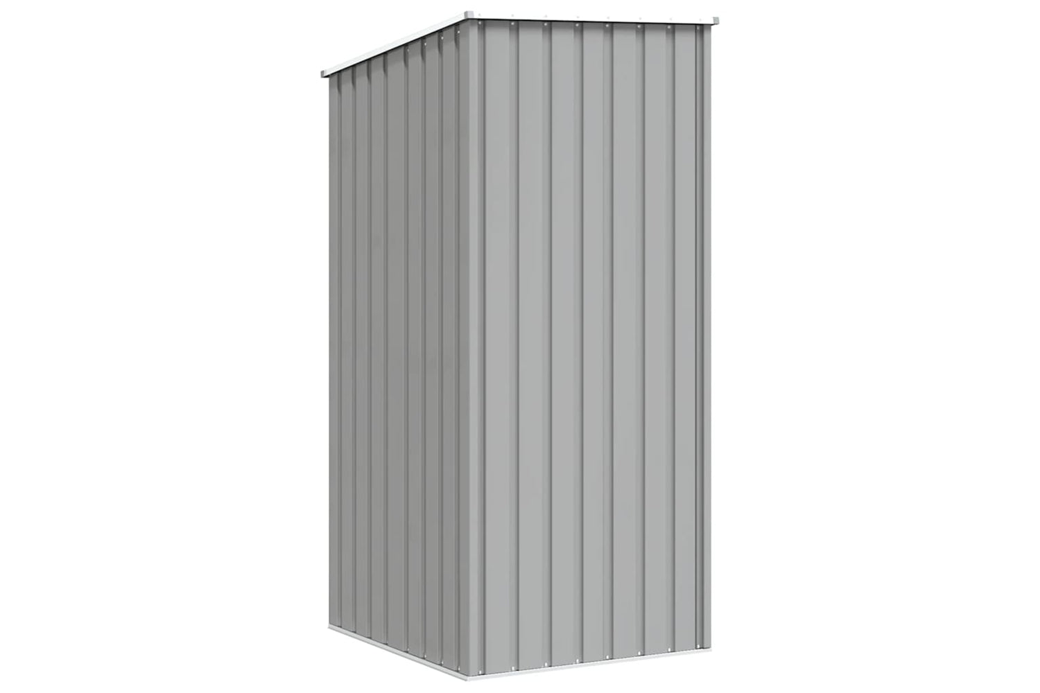 vidaXL 46290 Garden Shed Grey 87x98x159cm Galvanised Steel-6