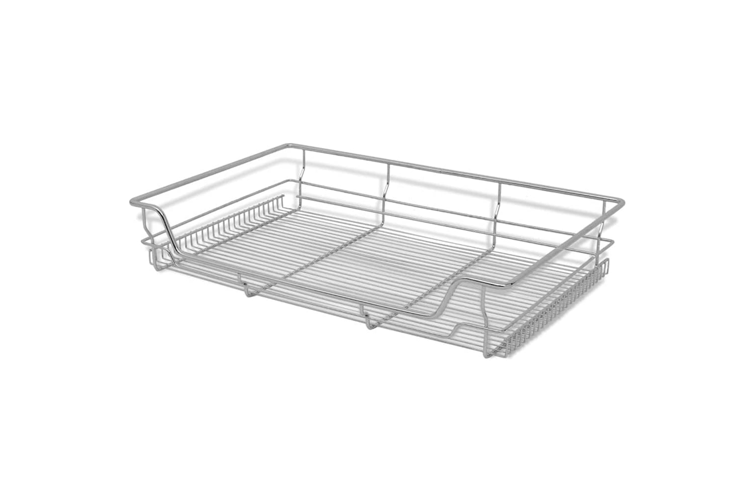 Vidaxl Pull-out Wire Baskets 2 Pcs Silver 800 Mm-2