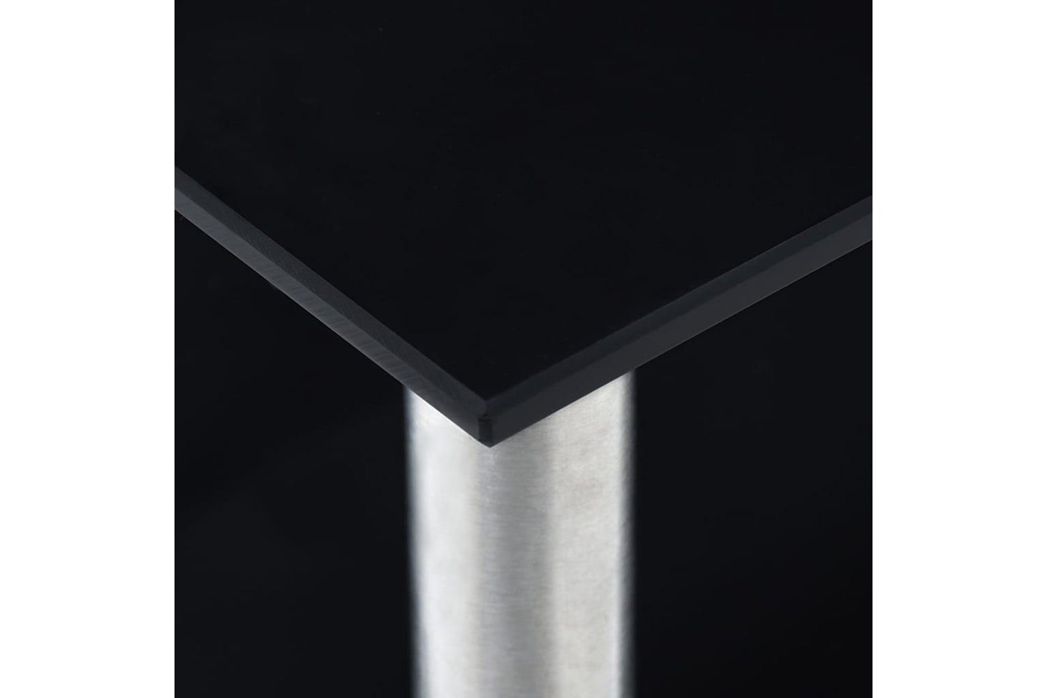 vidaXL 249524 Kitchen Shelf Black 45x16x26cm Tempered Glass-4