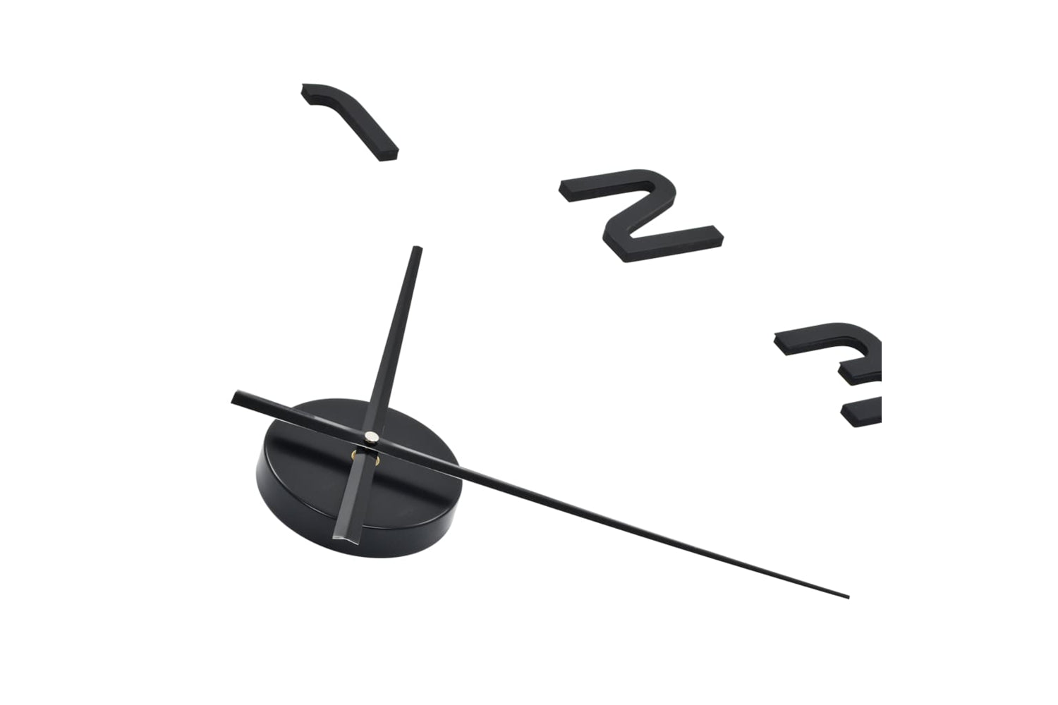 Vidaxl 50639 3D Wall Clock Modern Design 100 cm | Black-4