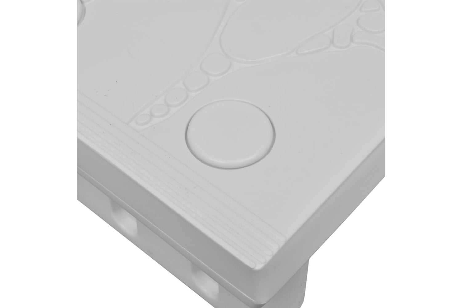Vidaxl 90716 White Spa Steps-4
