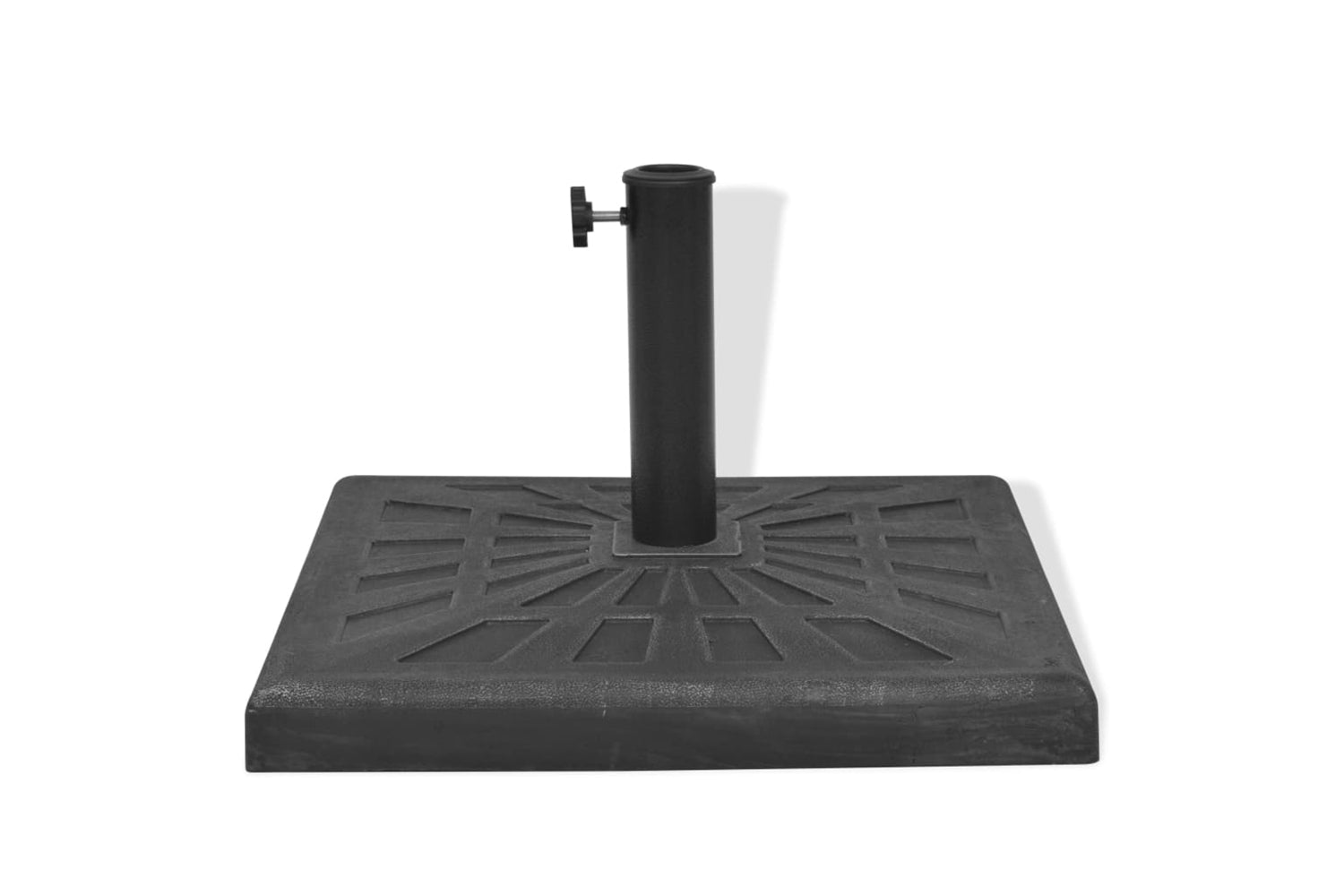Vidaxl 43660 Parasol Base Resin Square Black 12 Kg-4