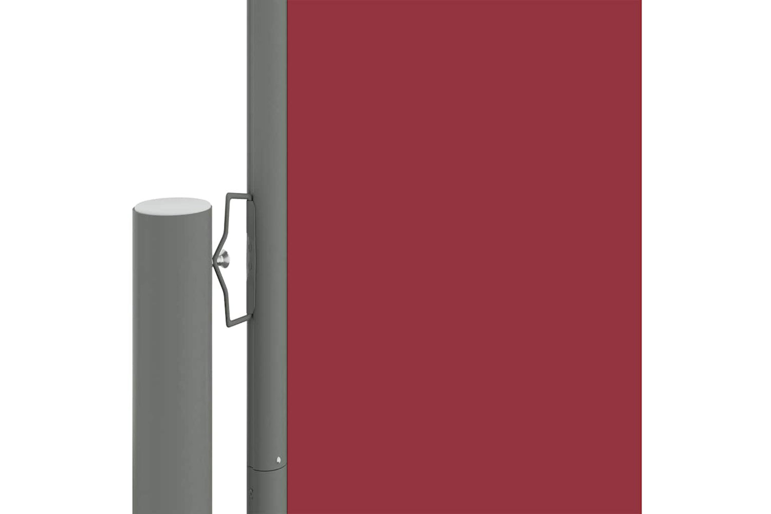 vidaXL 318089 Retractable Side Awning Red 220x1200cm-2