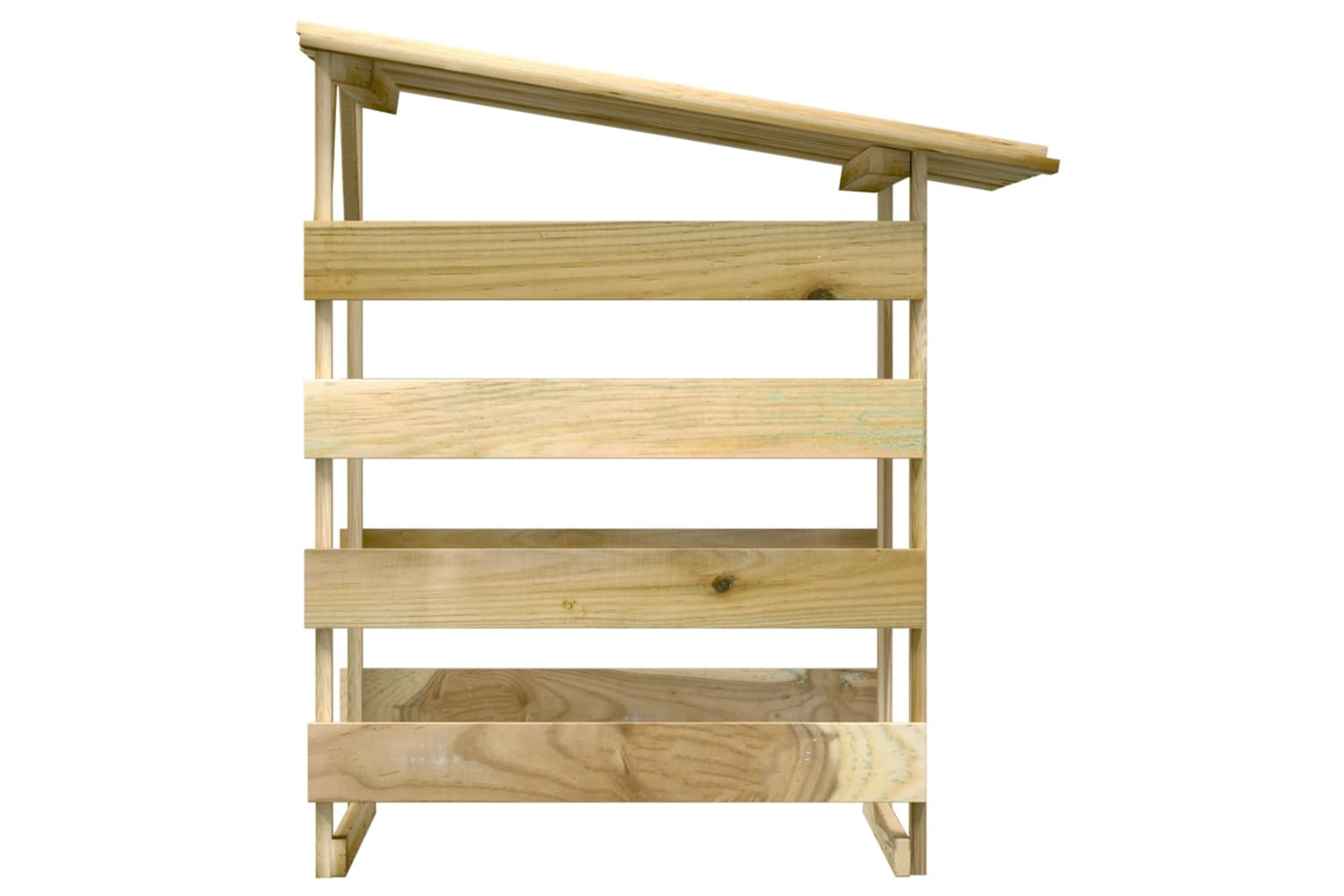 vidaXL 318379 Pergola With Roof 100x90x100cm Impregnated Pinewood-3