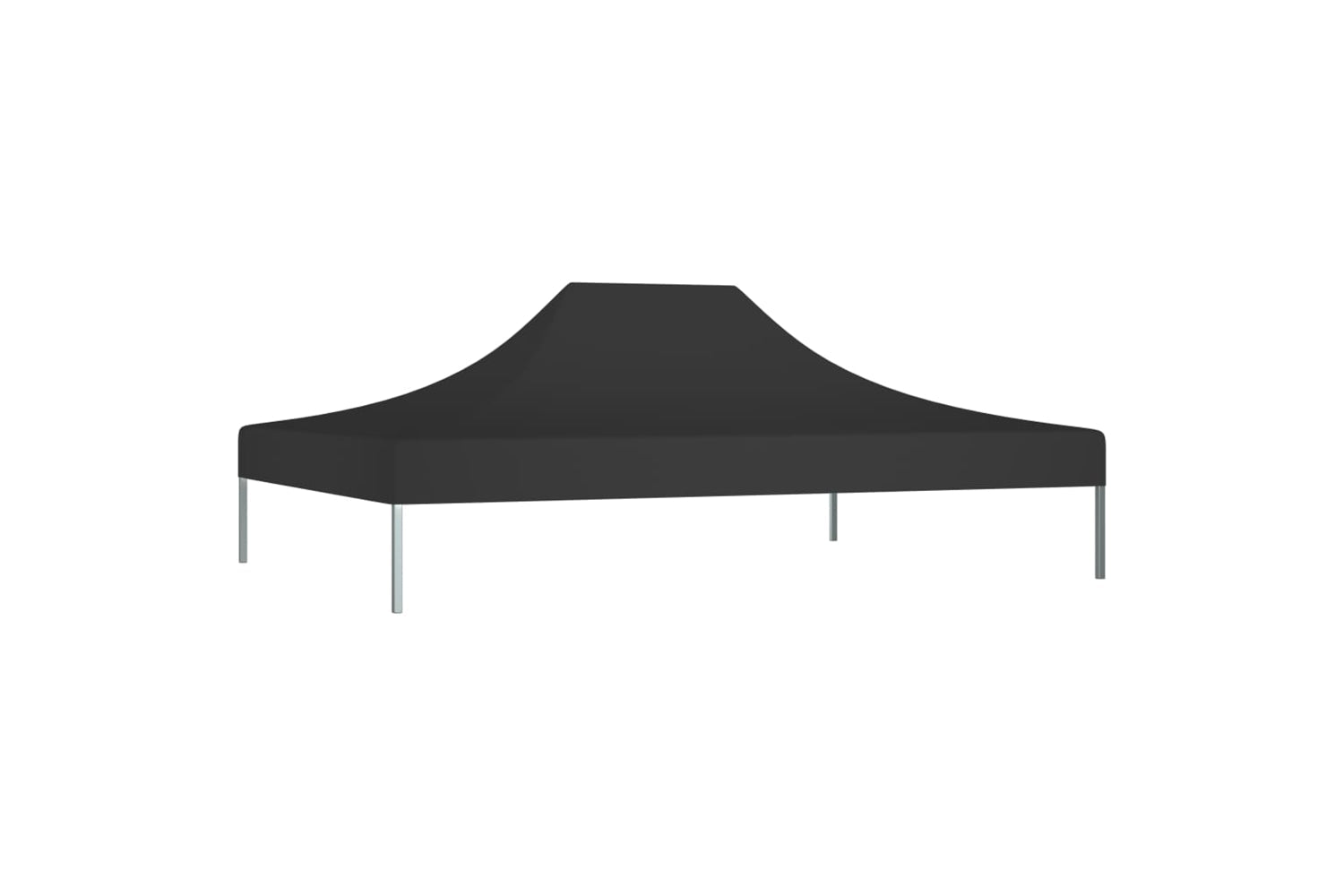 Vidaxl Party Tent Roof 4x3 M Black 270 G/m2-2