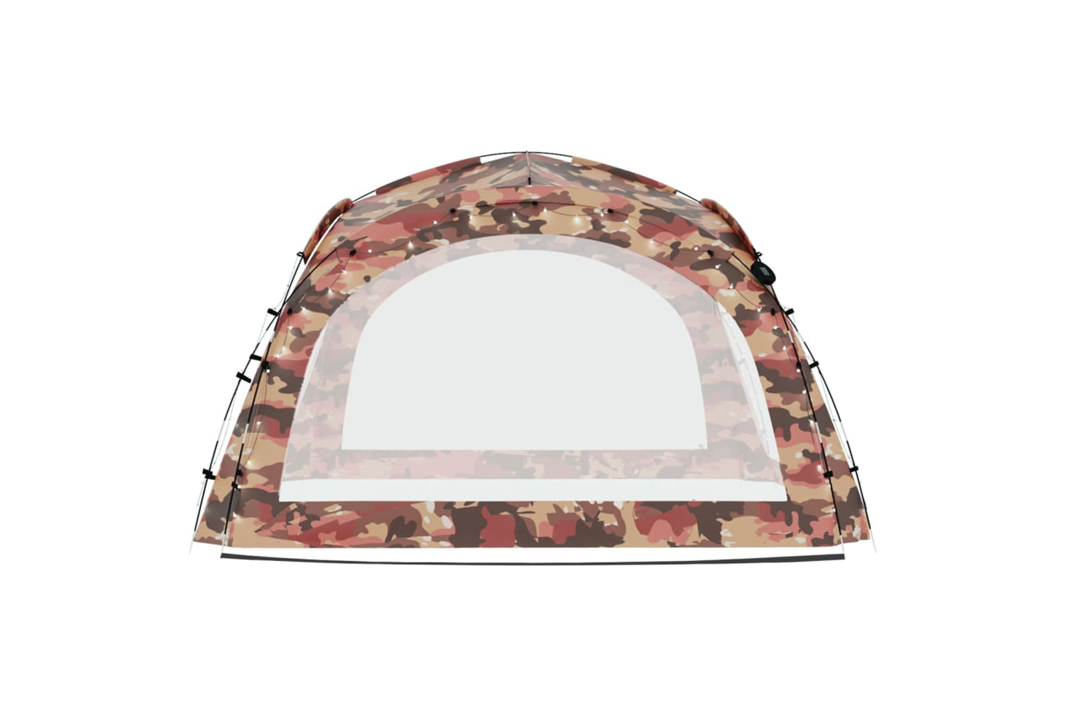 Vidaxl 93078 Party Tent With Led And 4 Sidewalls 3.6x3.6x2.3 M Camouflage-7